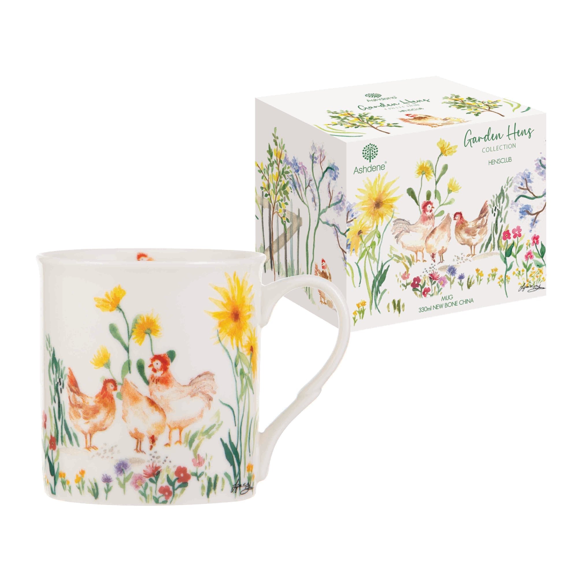 Ashdene Garden Hens Club Mug