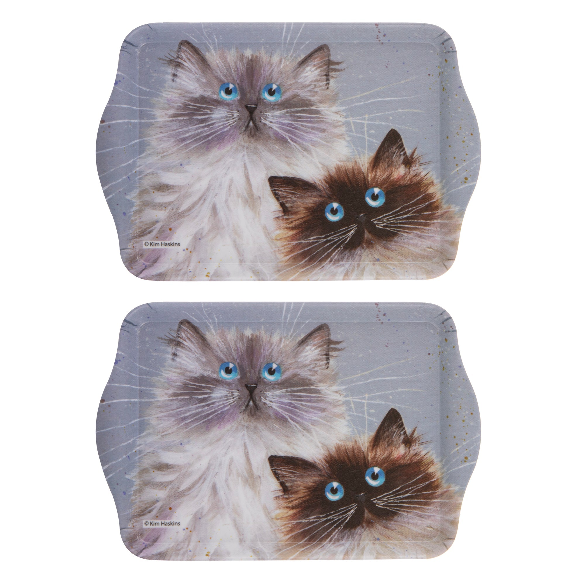 Ashdene Kim's Cats Sully & Bucky 2pk Scatter Tray