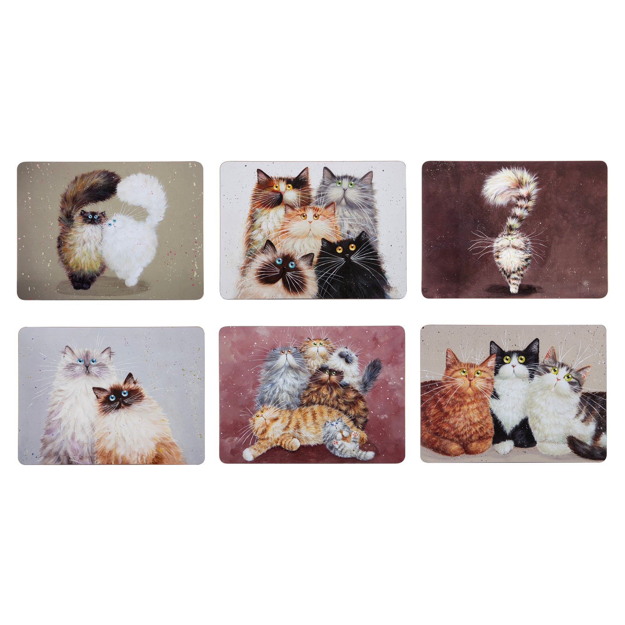 Ashdene Kim's Cats 6pk Placemat