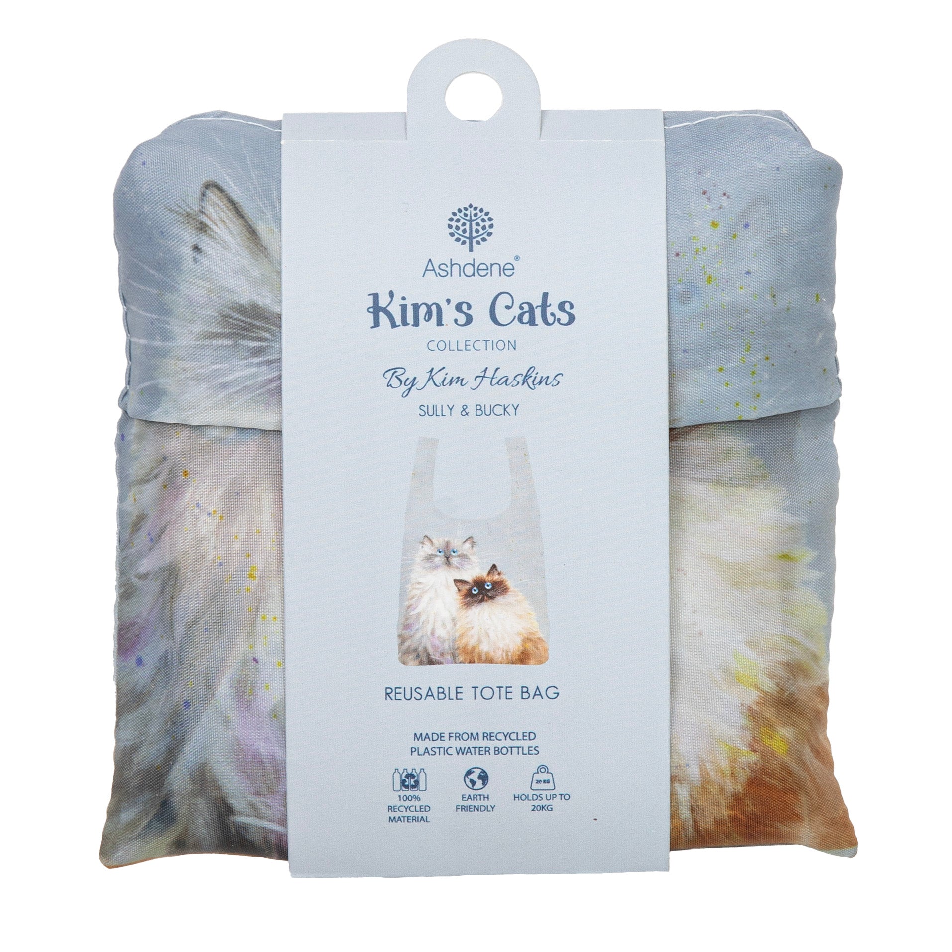 Ashdene Kim's Cats Sully & Bucky Shopping Bag