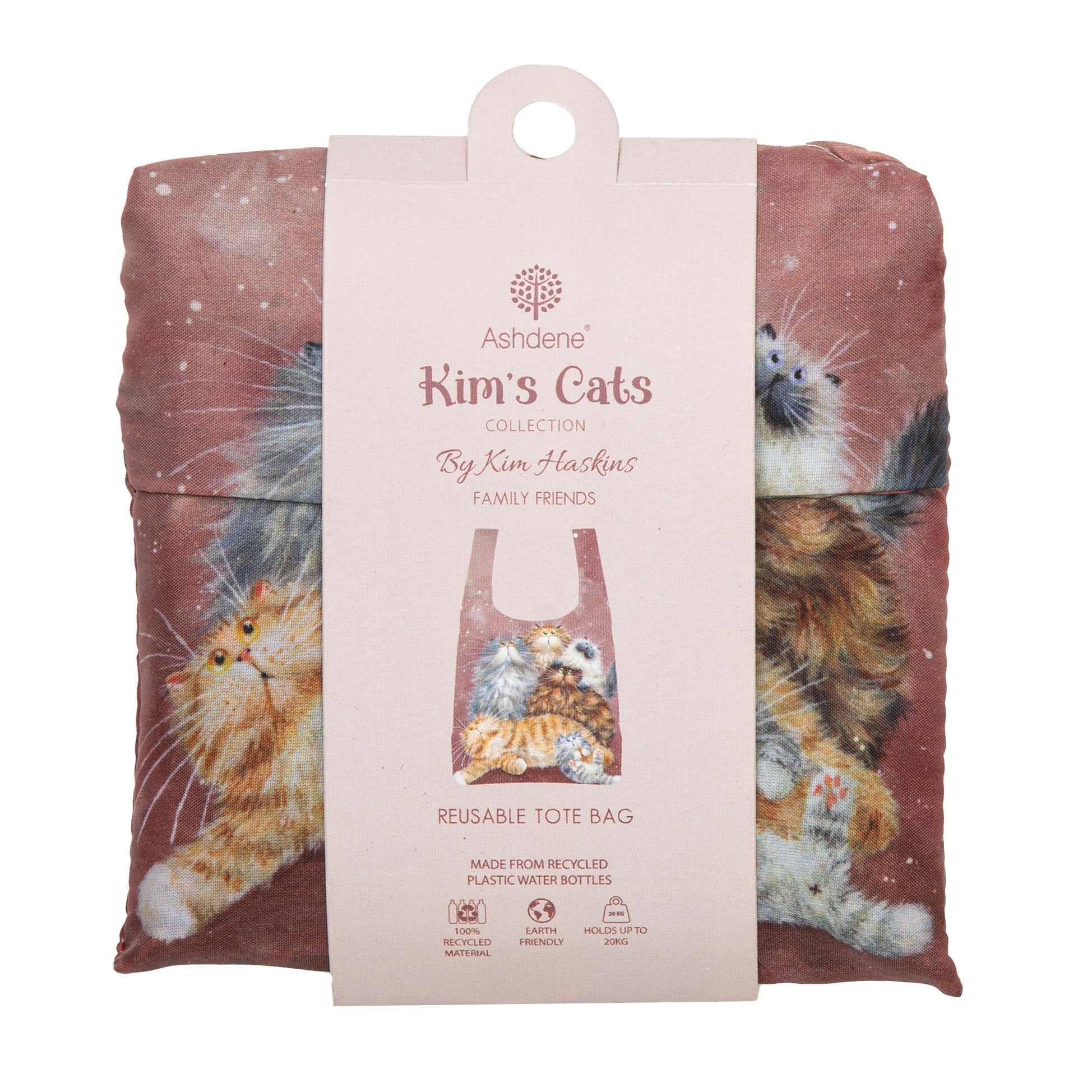 Ashdene Kim's Cats Friends Family Shopping Bag
