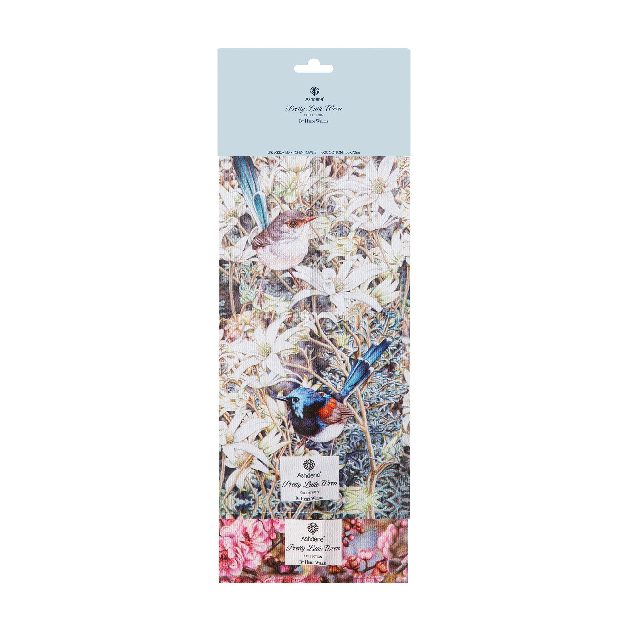 Ashdene Pretty Little Wren 2pk Kitchen Towel