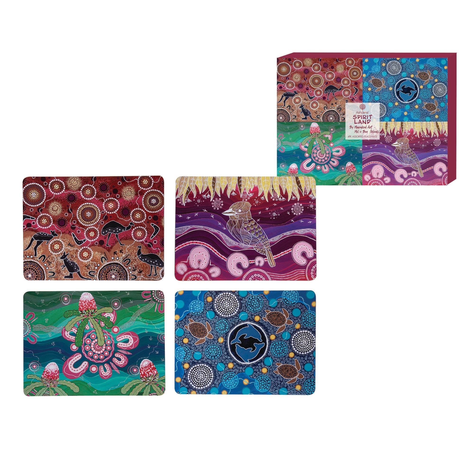 Ashdene Spirit Land 4pk Placemat