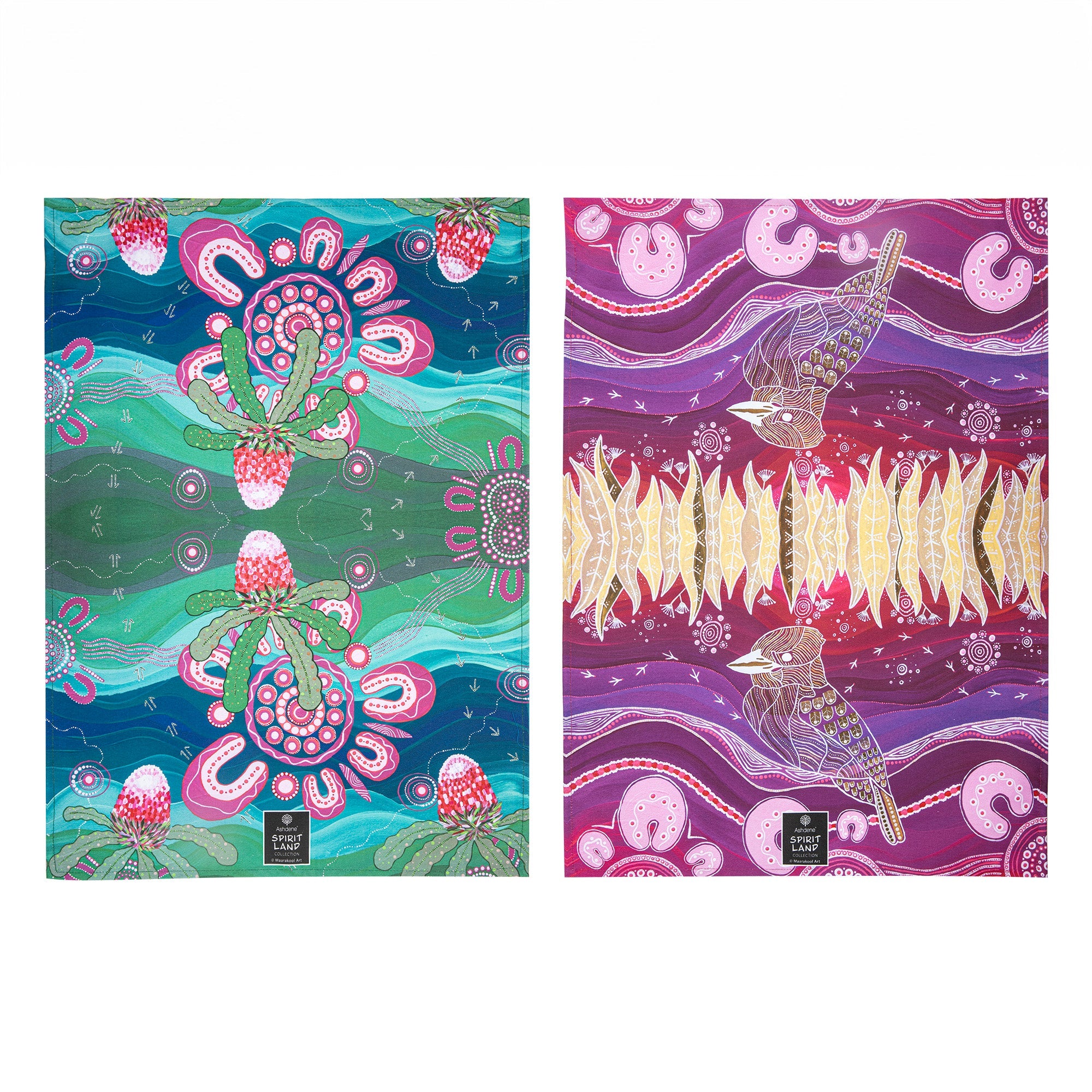Ashdene Spirit Land Beauty Kooka 2pk Kitchen Towel