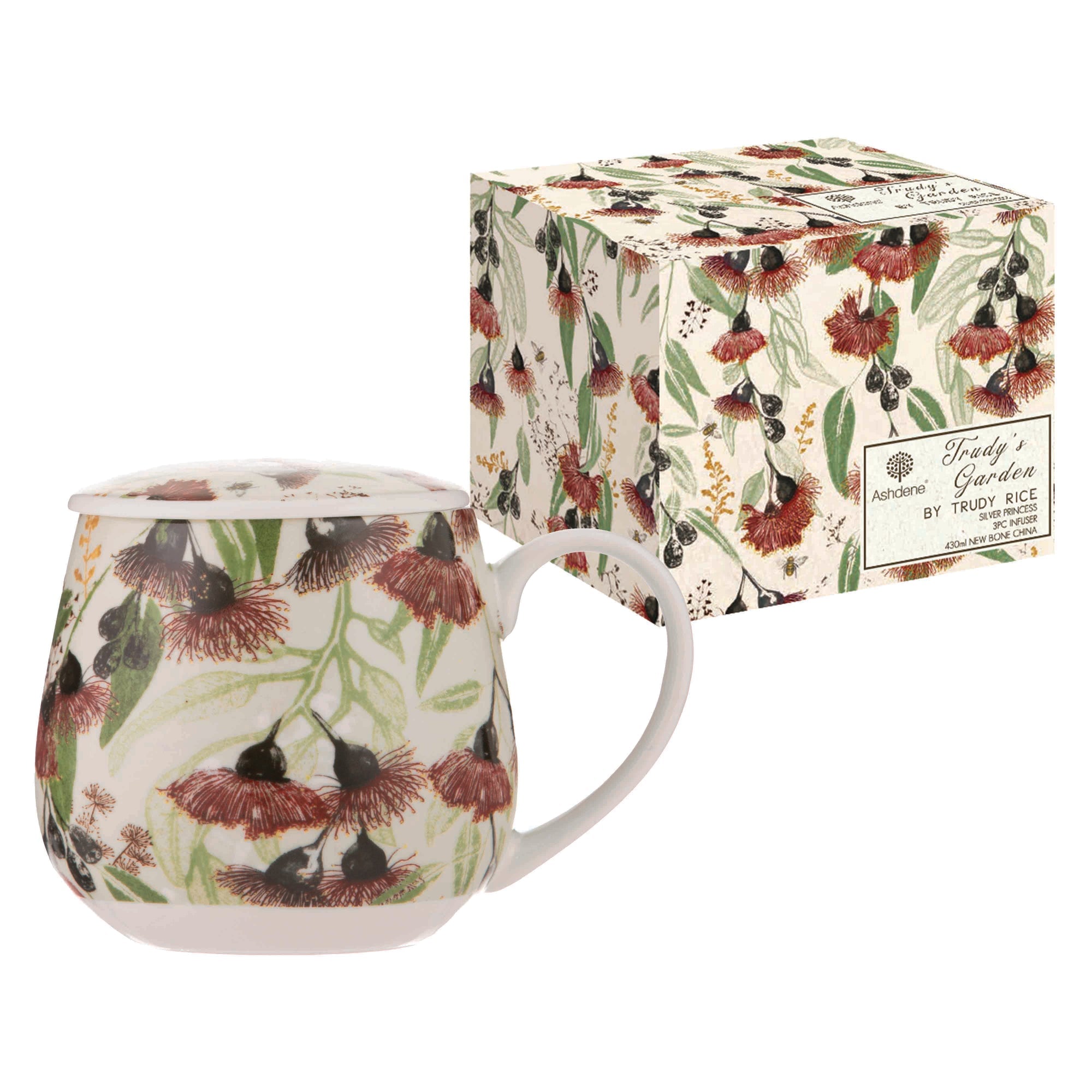 Ashdene Trudy's Garden Silver Princess 3pc Infuser