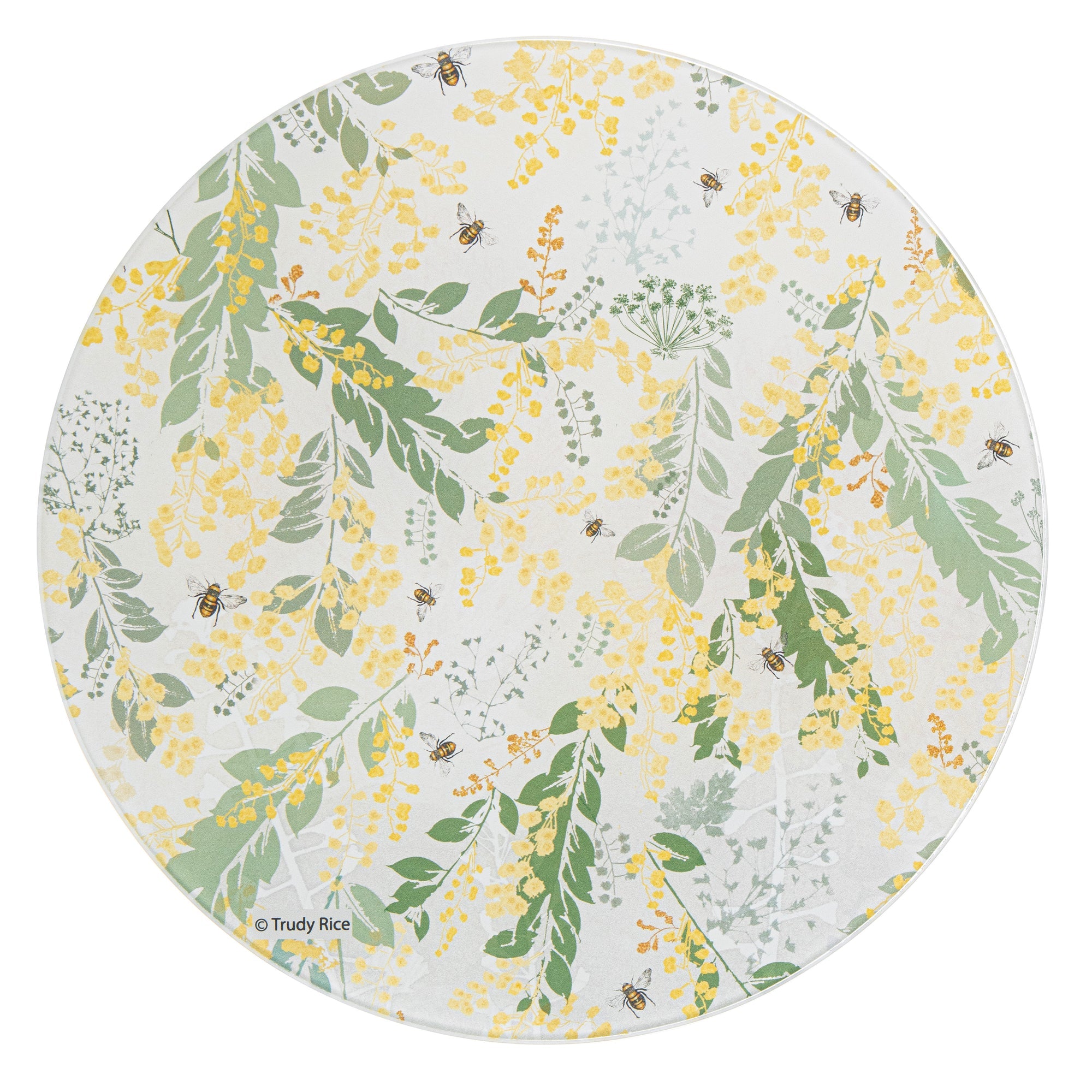 Ashdene Trudy's Garden Wattle Round Surface Protector