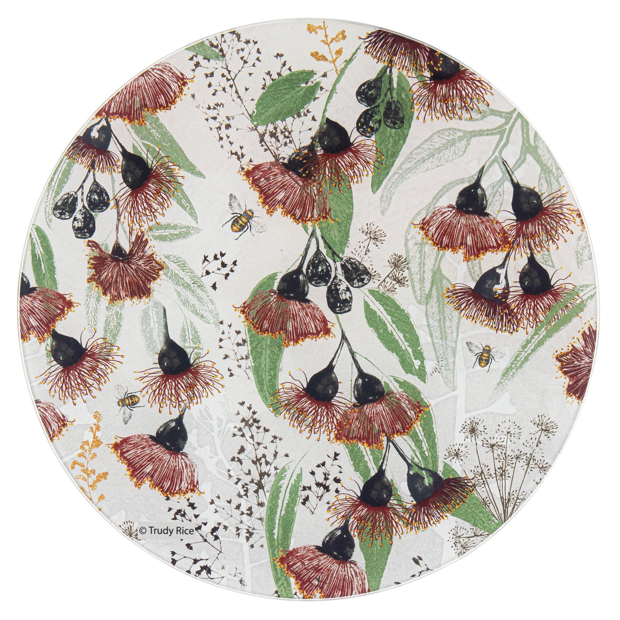 Ashdene Trudy's Garden Silver Princess Round Surface Protector