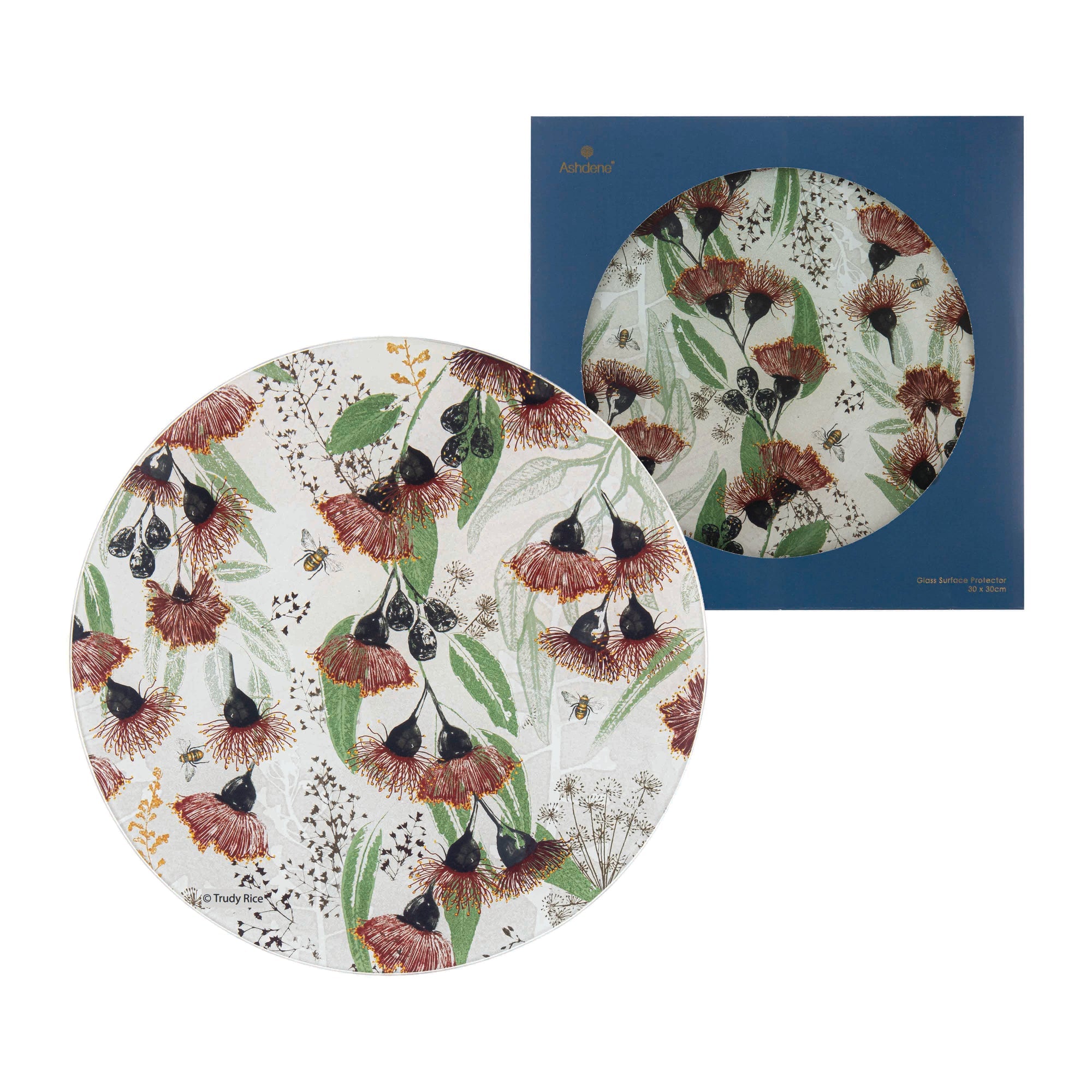 Ashdene Trudy's Garden Silver Princess Round Surface Protector
