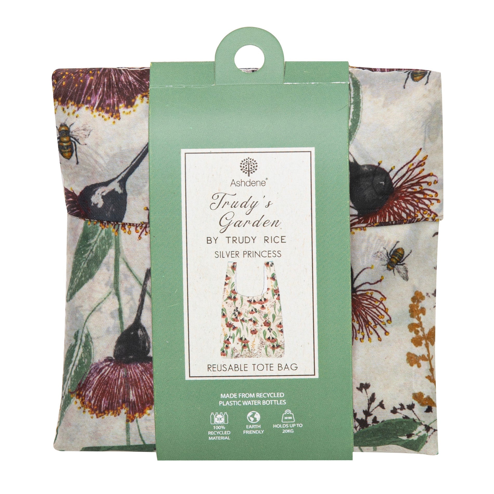 Ashdene Trudy's Garden Silver Princess Shopping Bag