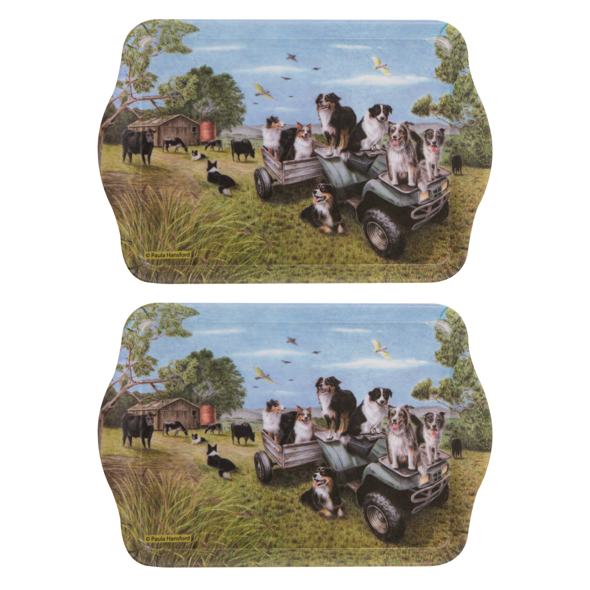 Ashdene Working Dogs Quad Bike 2pk Scatter Tray