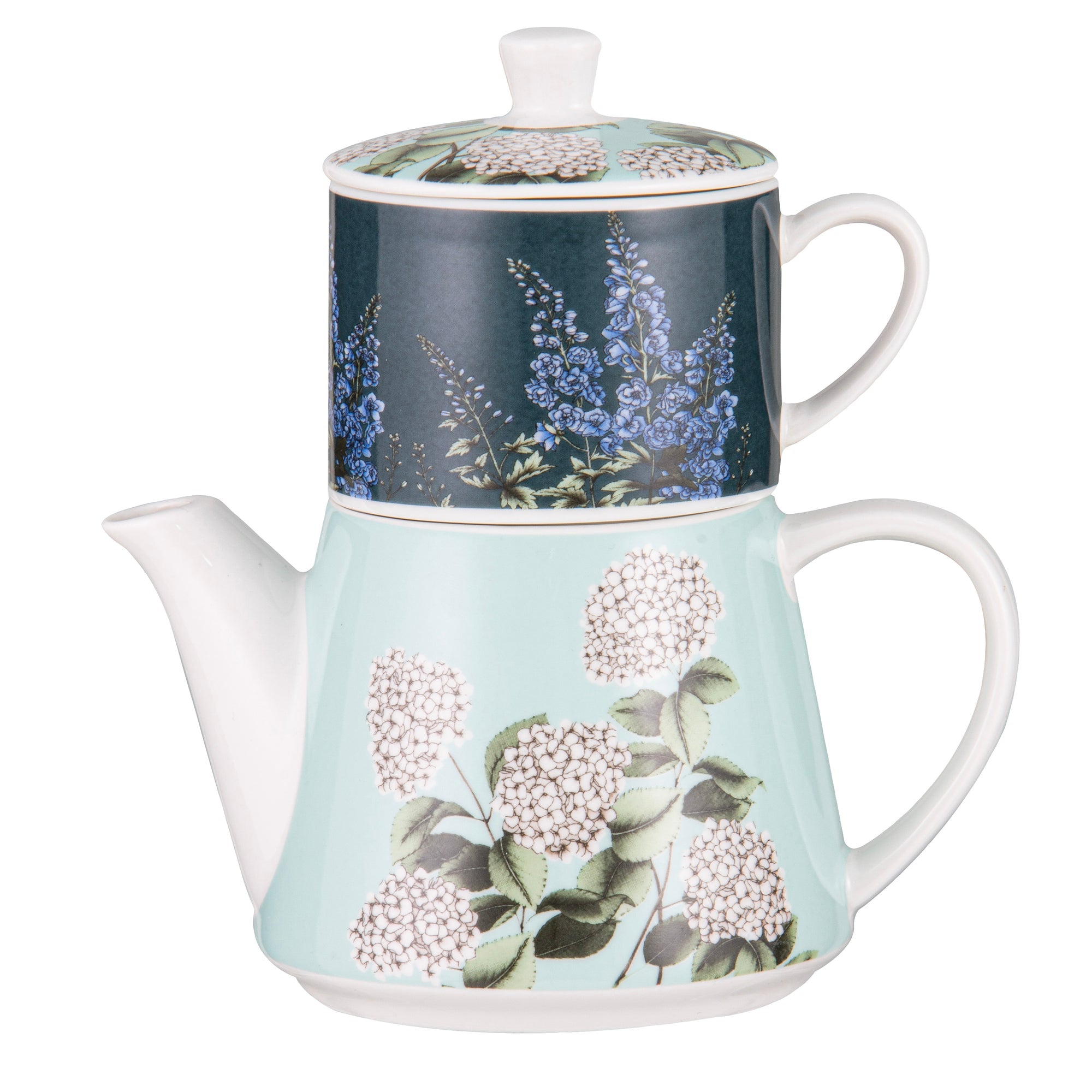 Ashdene Secret Garden Blue Tea For One