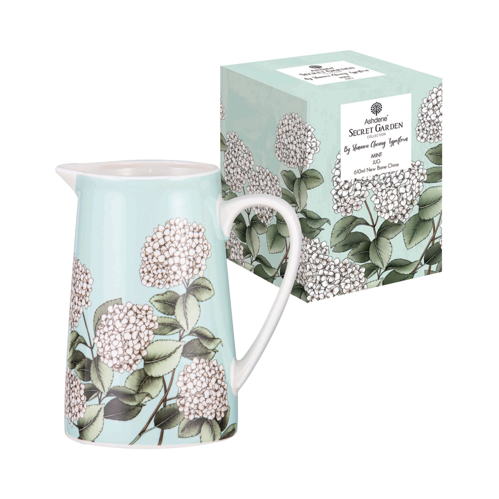 Ashdene Secret Garden Mint Jug