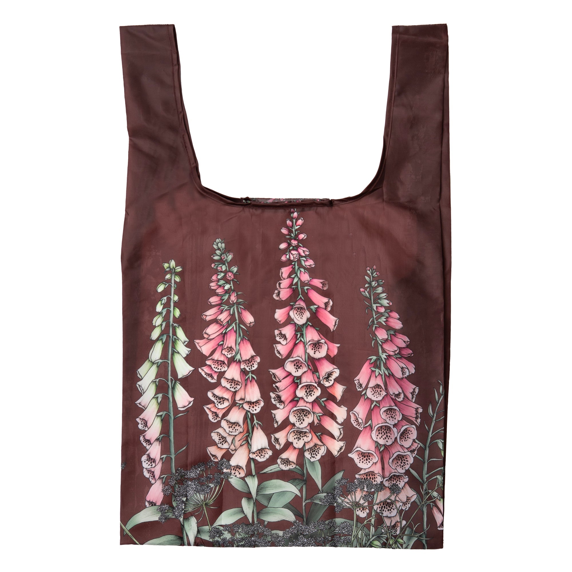 Ashdene Secret Garden Maroon Shopping Bag