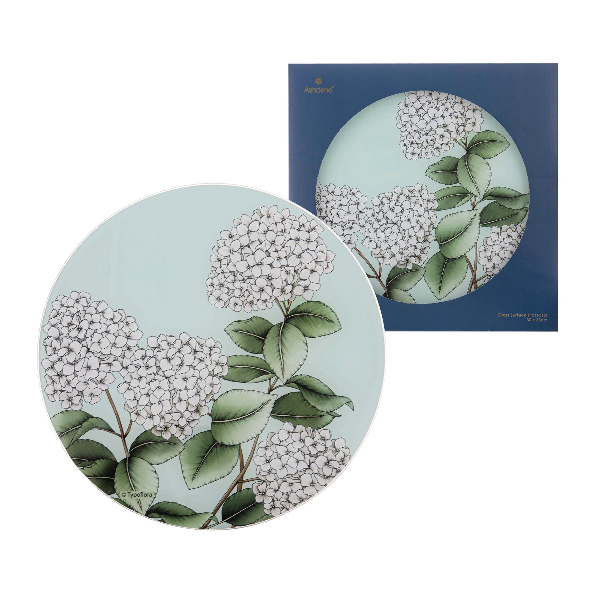 Ashdene Secret Garden Round Mint Surface Protector