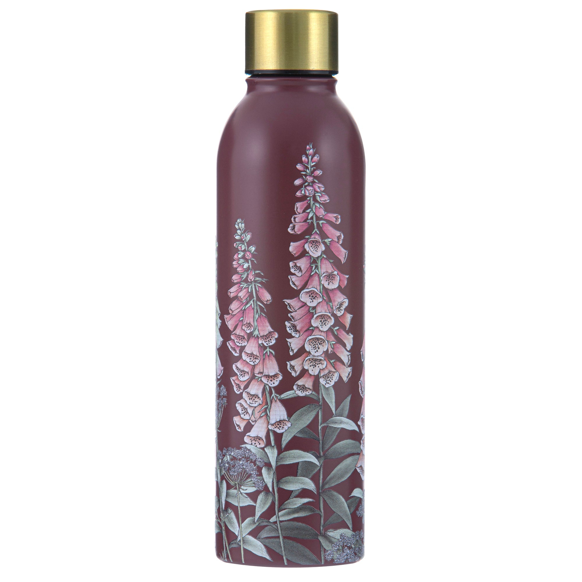 Ashdene Secret Garden Maroon Drink Bottle