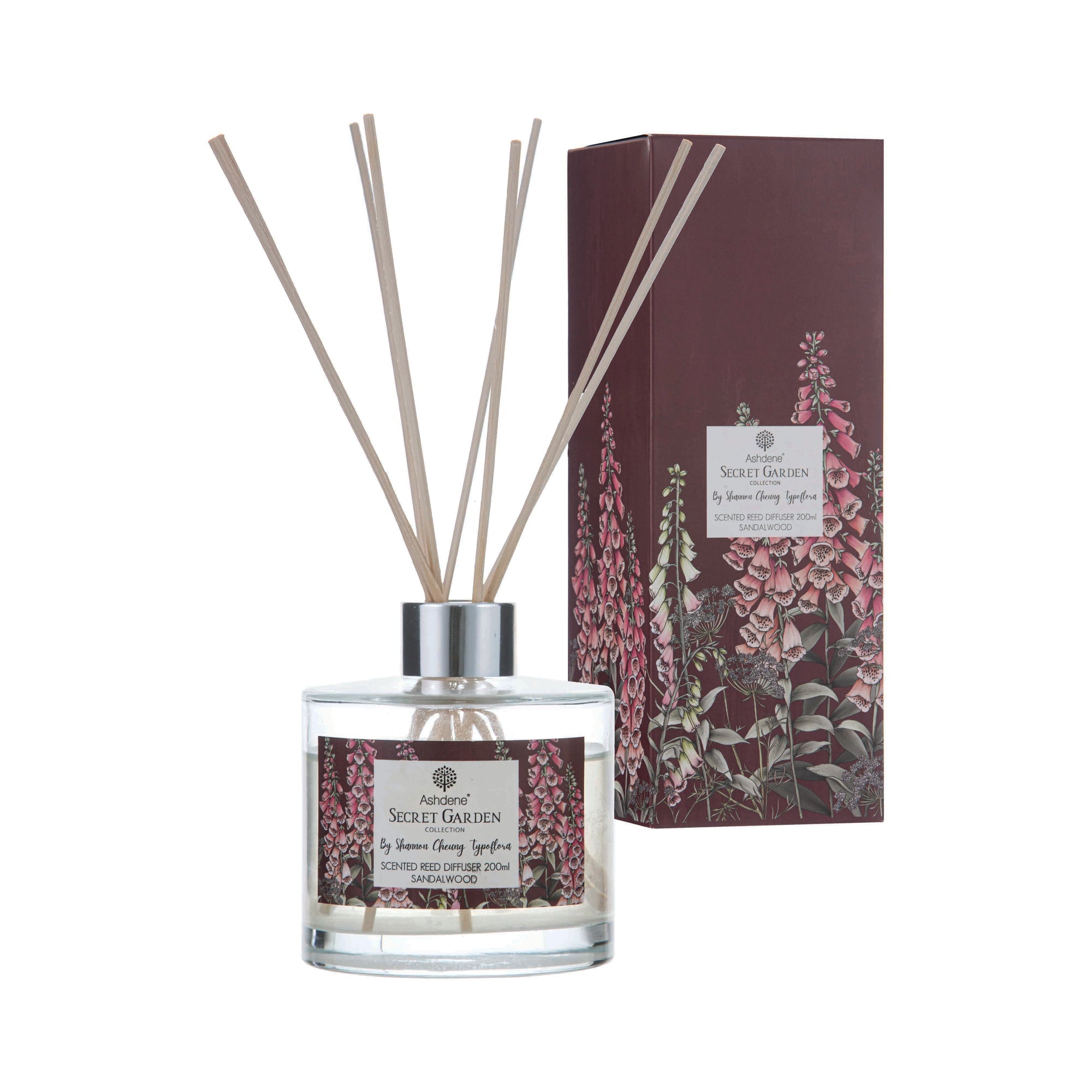 Ashdene Secret Garden Sandalwood Reed 200ml Diffuser