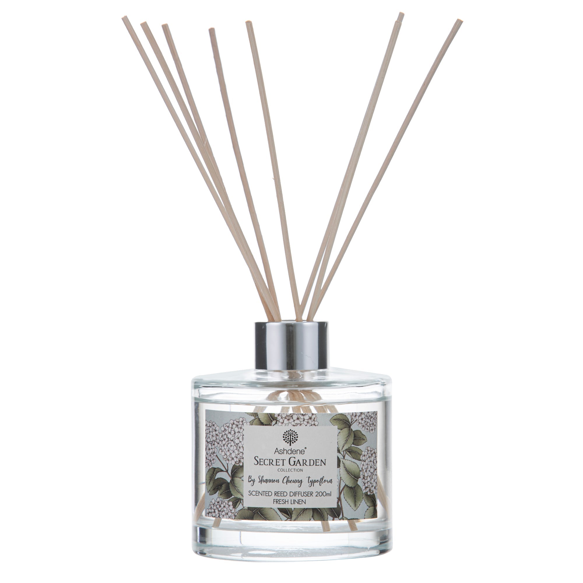 Ashdene Secret Garden Fresh Linen Reed 200ml Diffuser