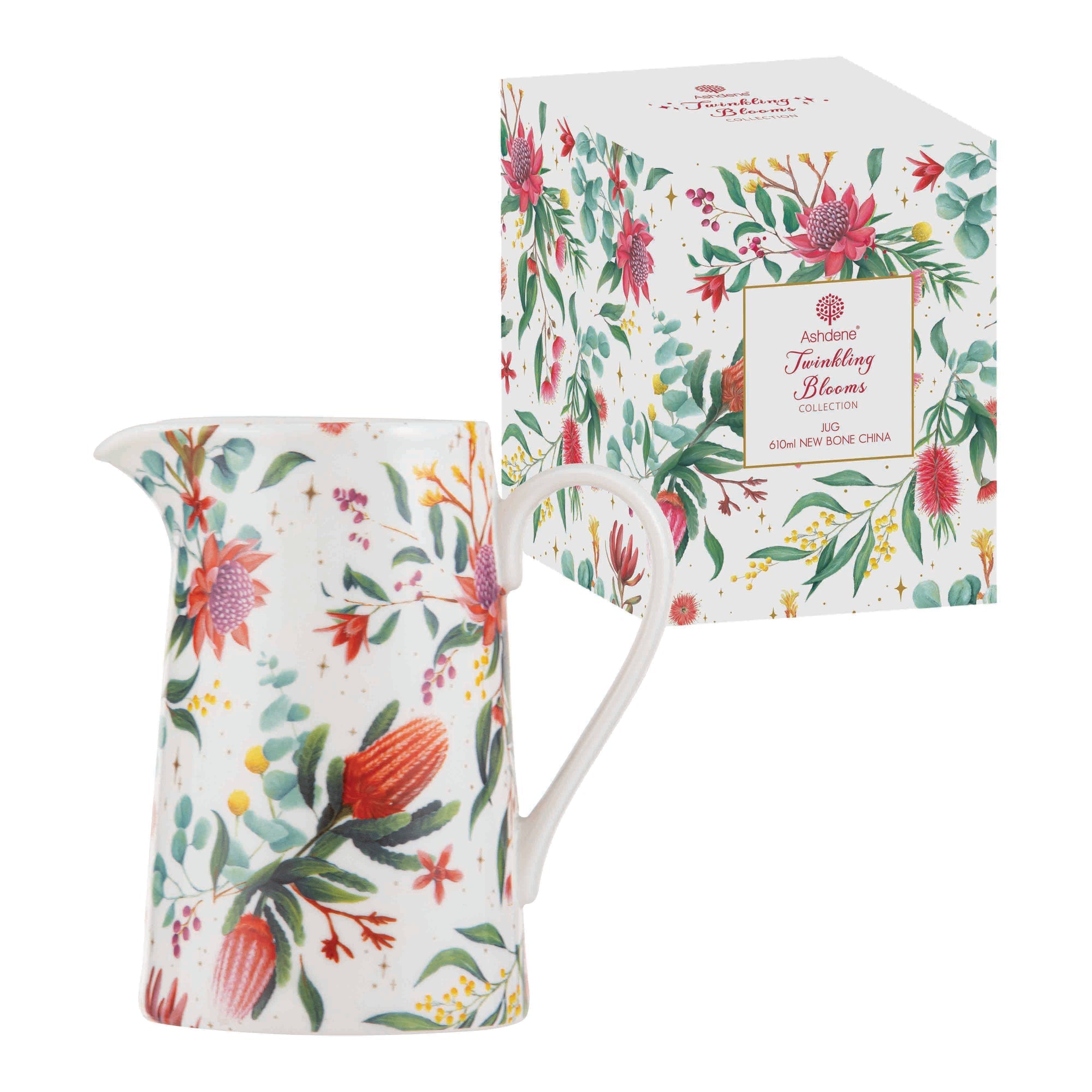 Ashdene Twinkling Blooms Christmas Jug