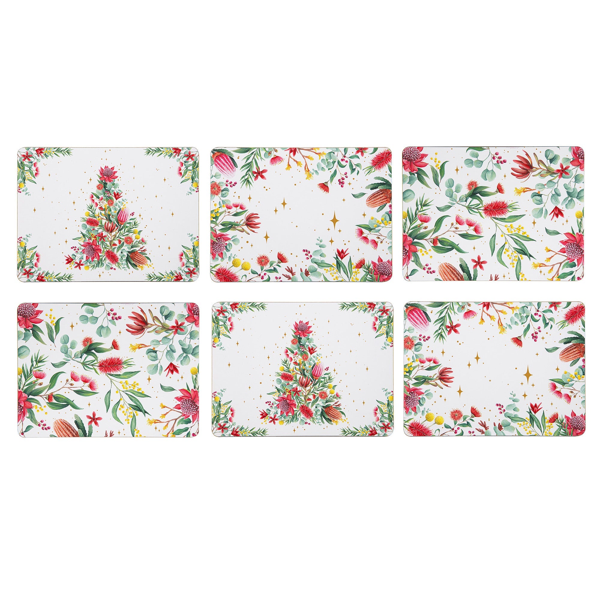 Ashdene Twinkling Blooms 6pk Placemat