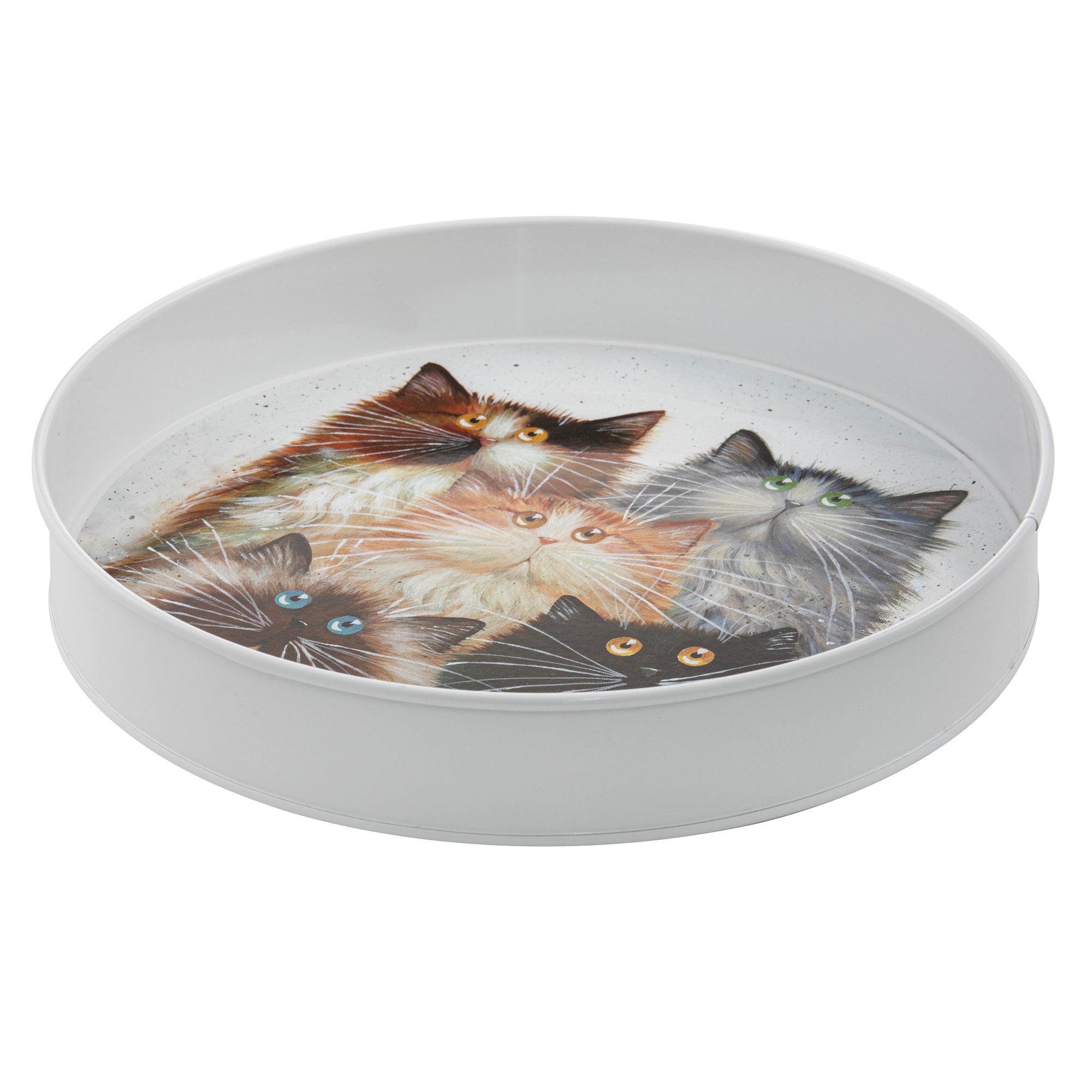 Ashdene Kim's Cats Round Serving Tray