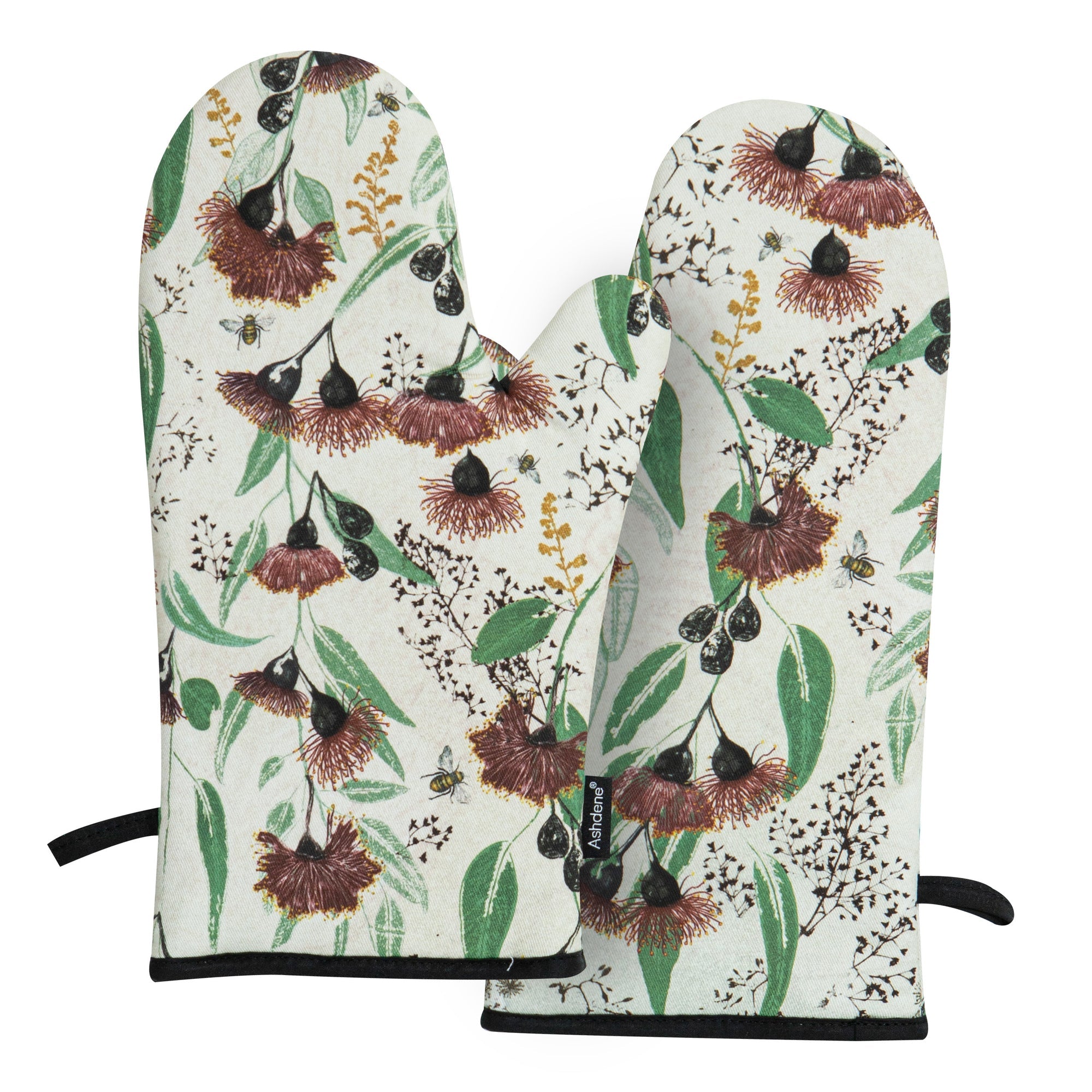 Ashdene Trudy's Garden Silver Princess 2pk Oven Mitt