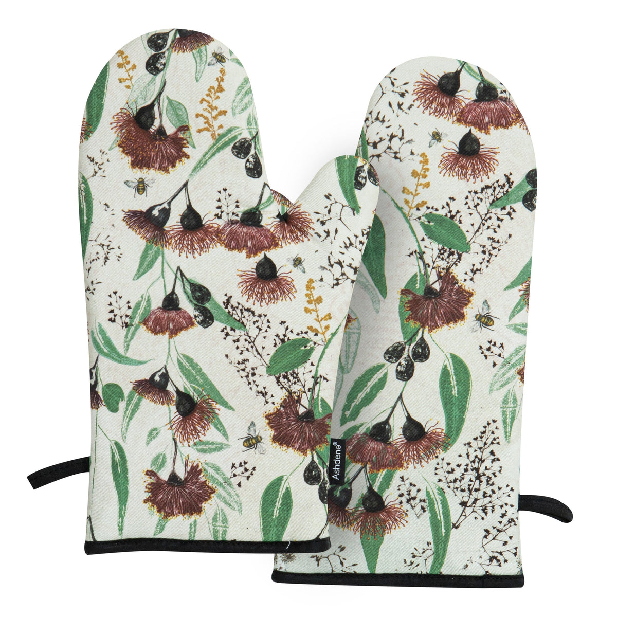 Ashdene Trudy's Garden Silver Princess 2pk Oven Mitt