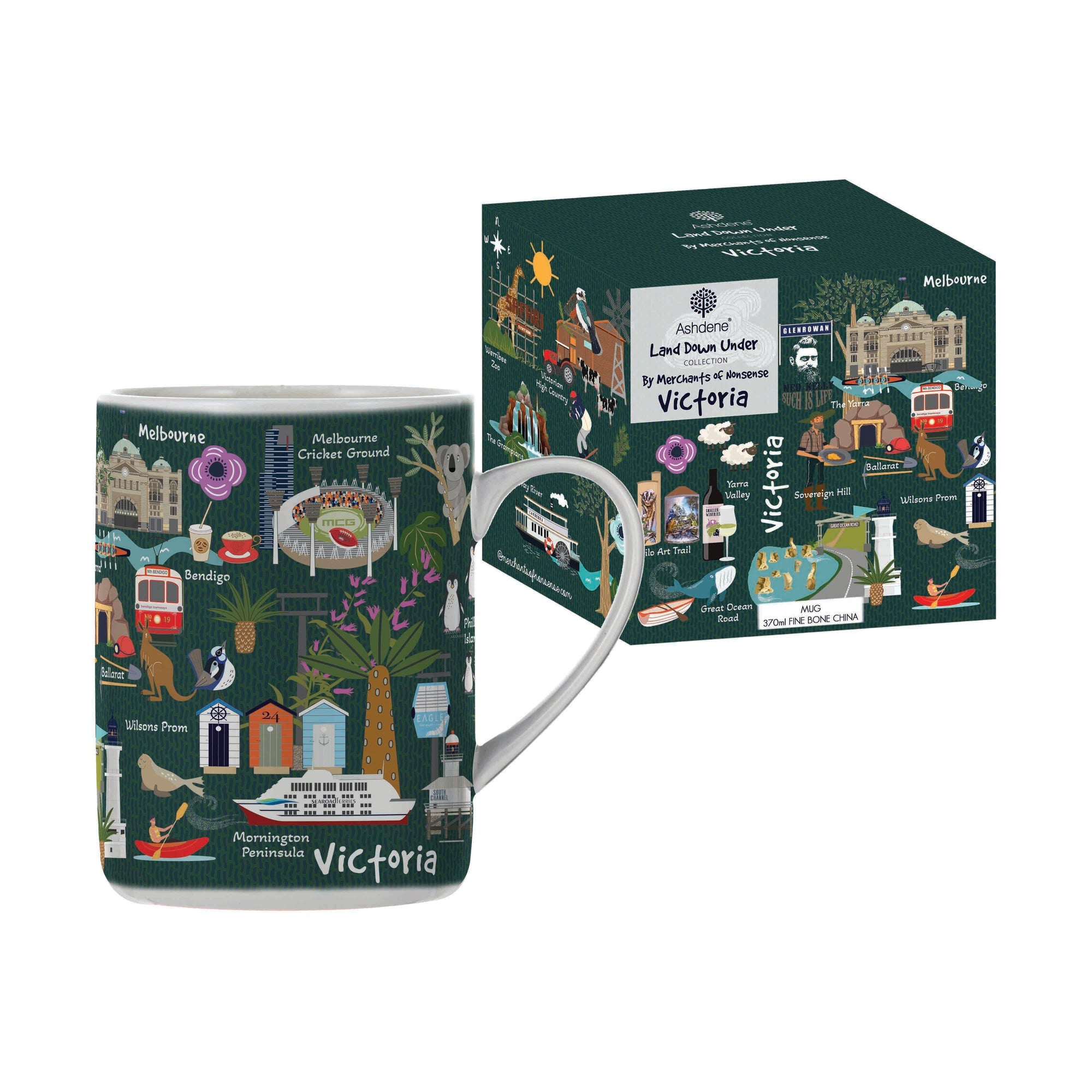 Ashdene Land Down Under Vic Mug