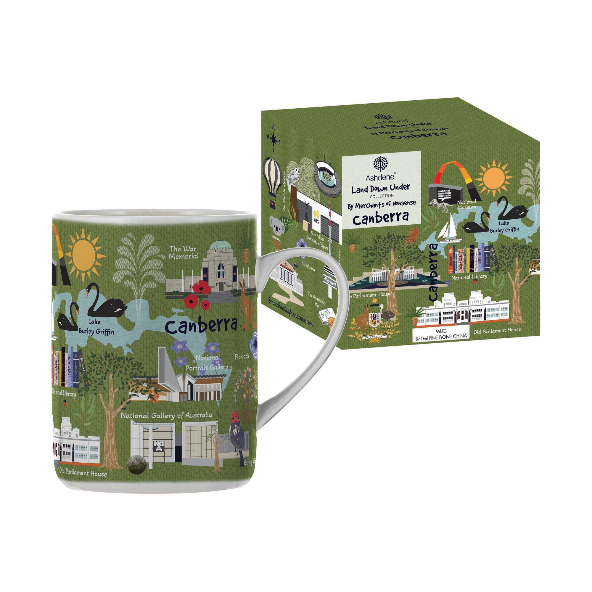 Ashdene Land Down Under Canberra Mug