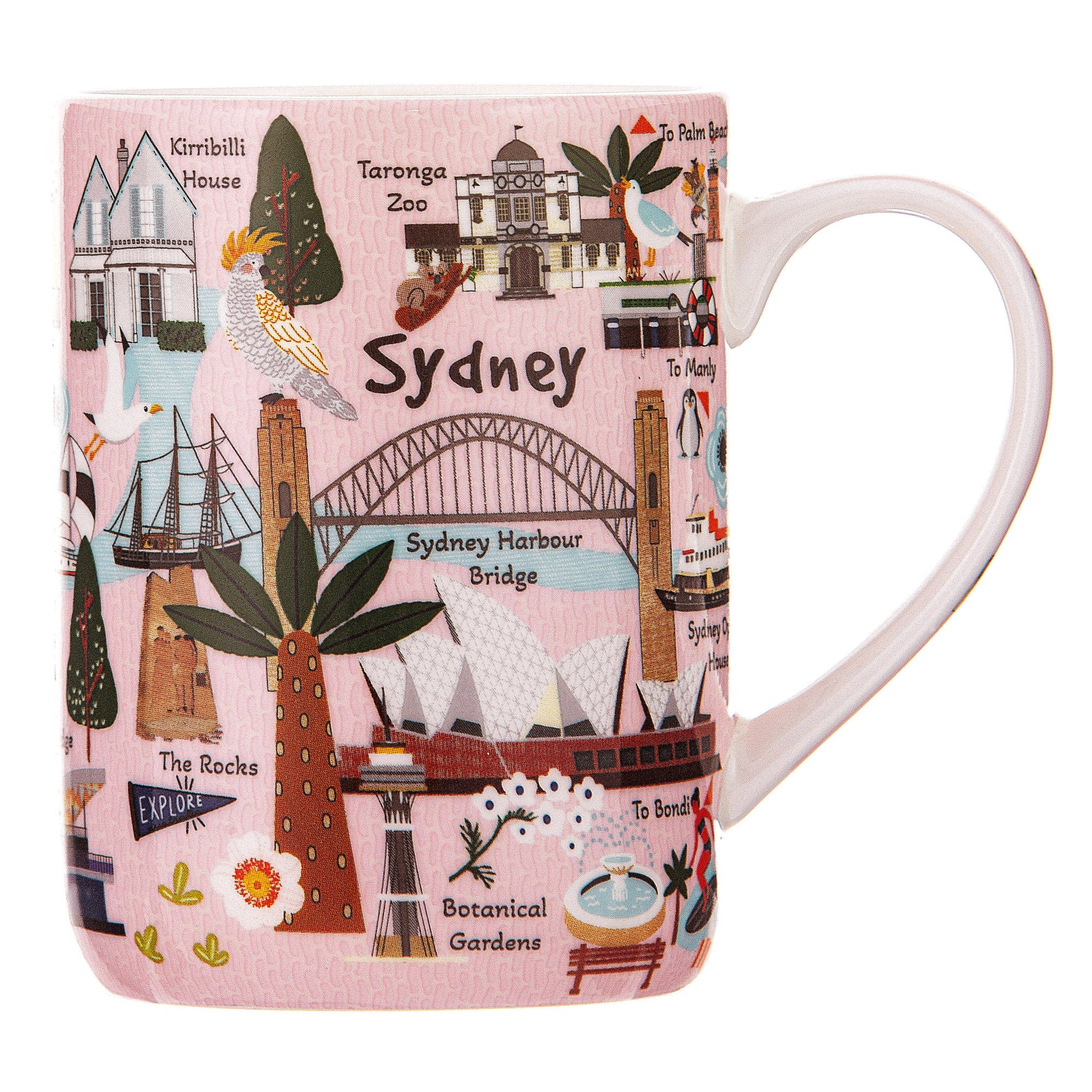 Ashdene Land Down Under Sydney Mug