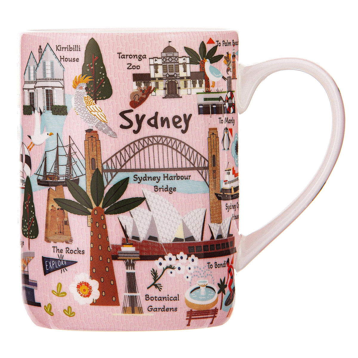 Ashdene Land Down Under Sydney Mug