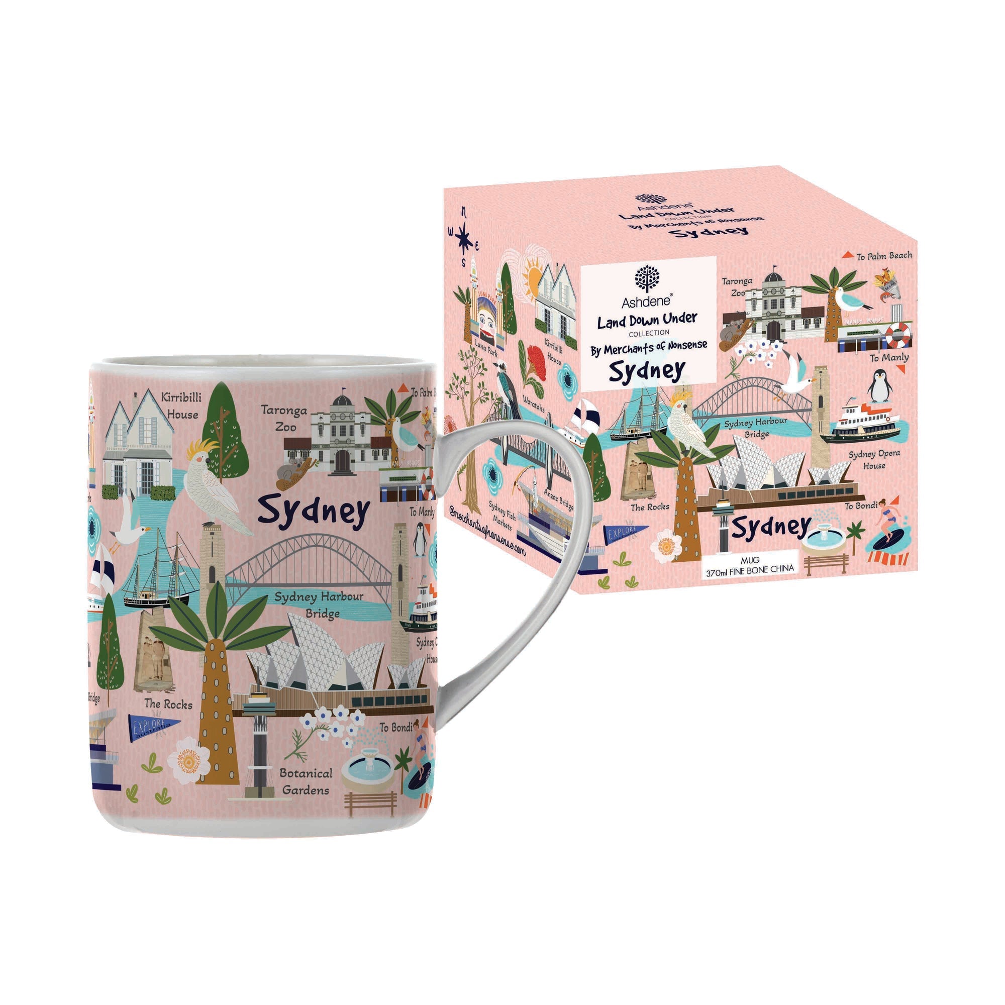 Ashdene Land Down Under Sydney Mug