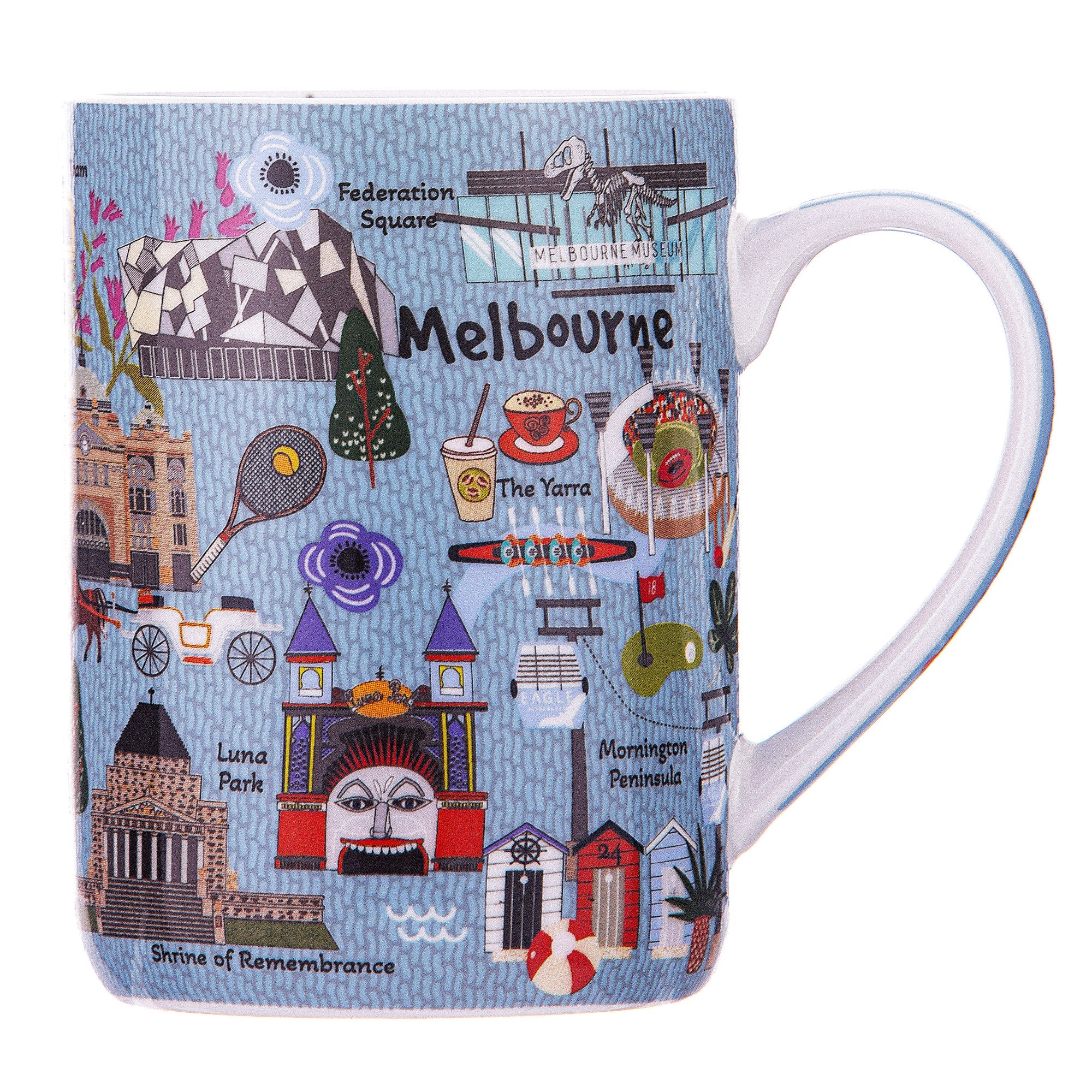 Ashdene Land Down Under Melbourne Mug