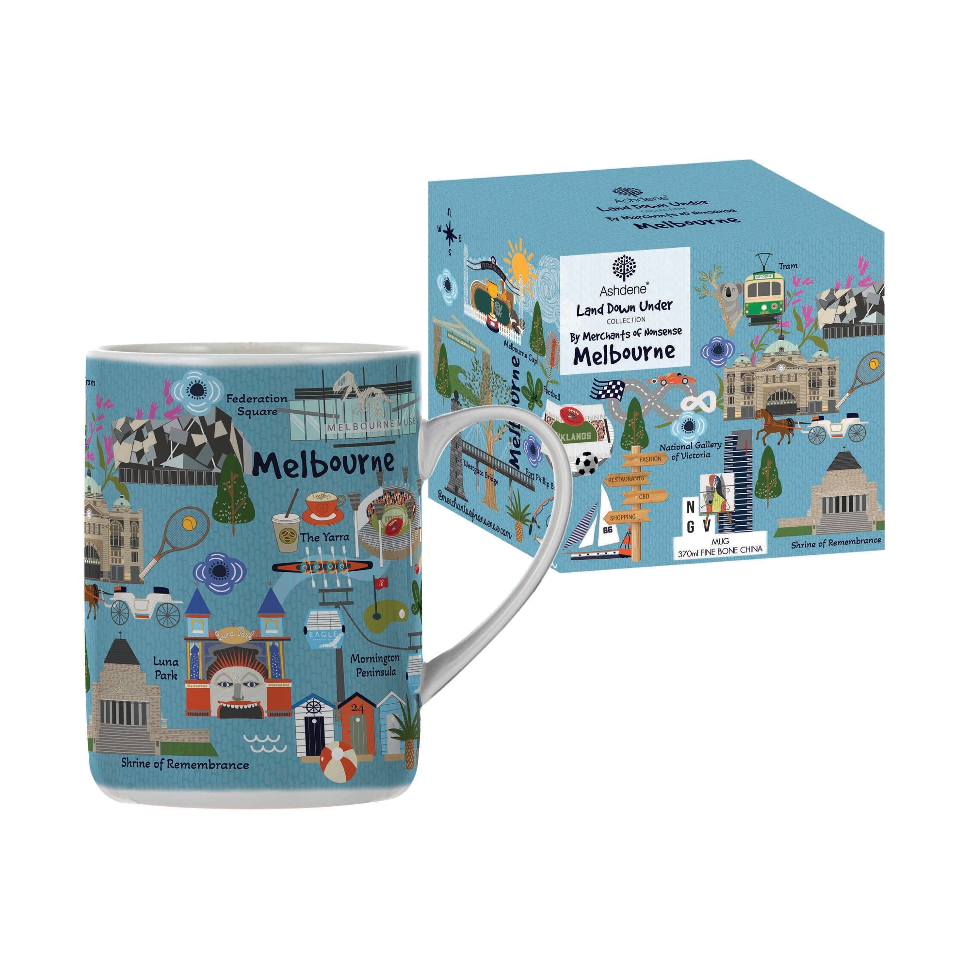 Ashdene Land Down Under Melbourne Mug