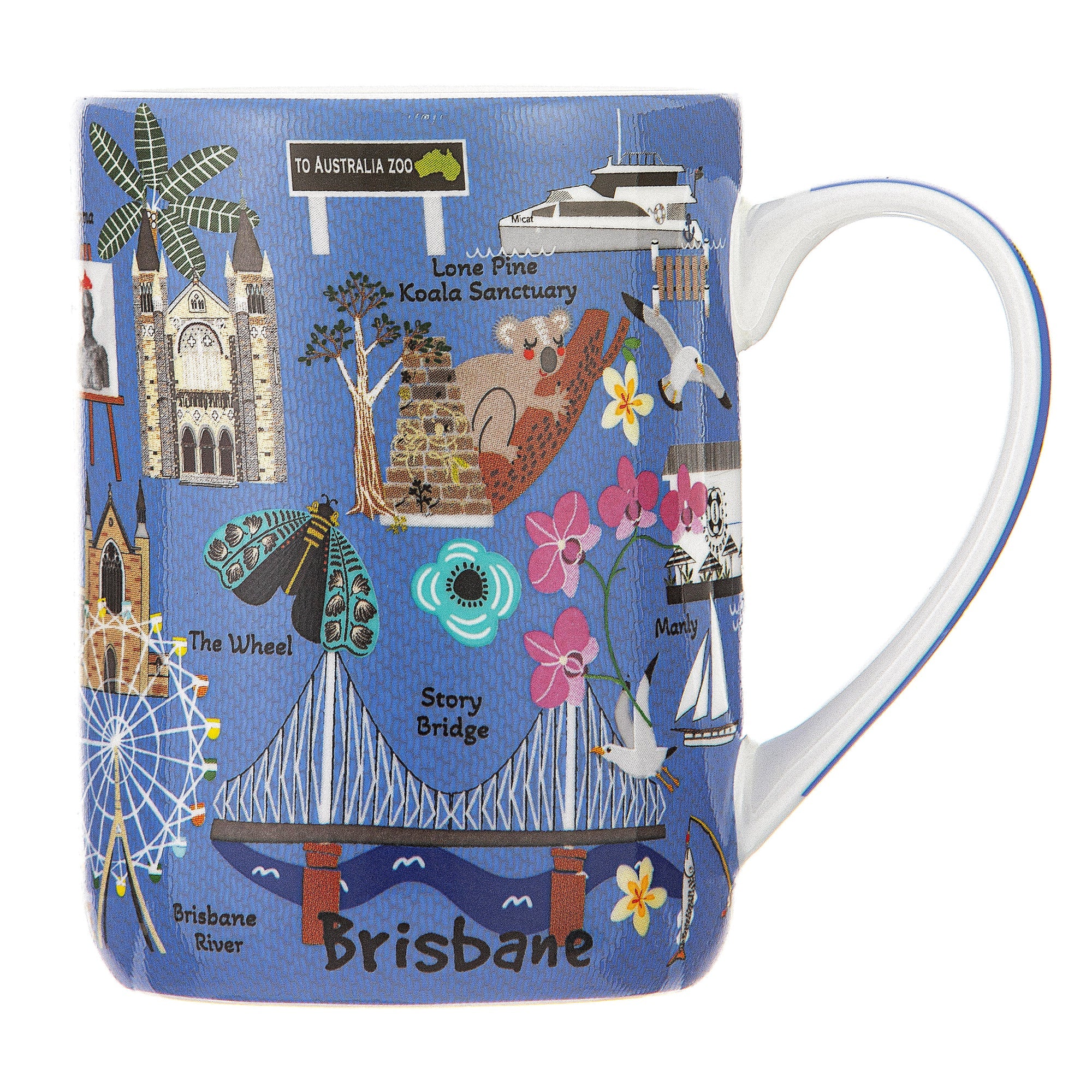 Ashdene Land Down Under Brisbane Mug
