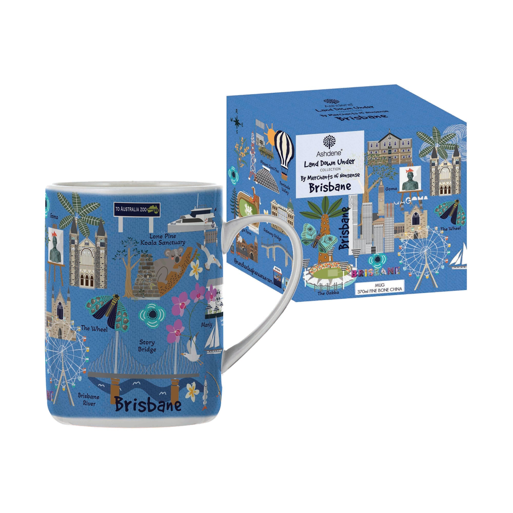 Ashdene Land Down Under Brisbane Mug