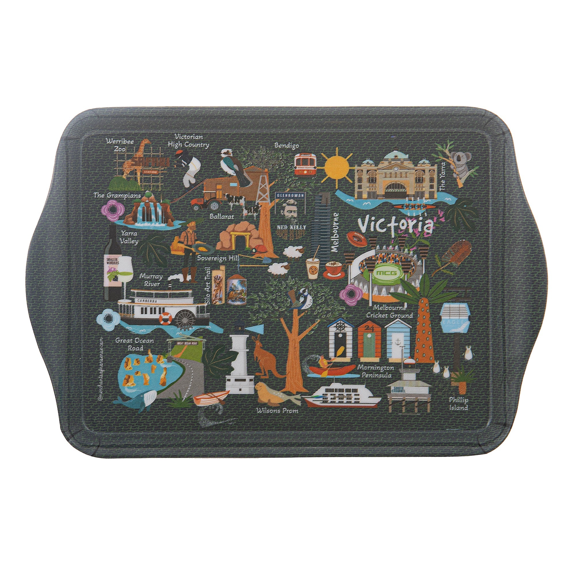Ashdene Land Down Under VIC 2pk Scatter Tray
