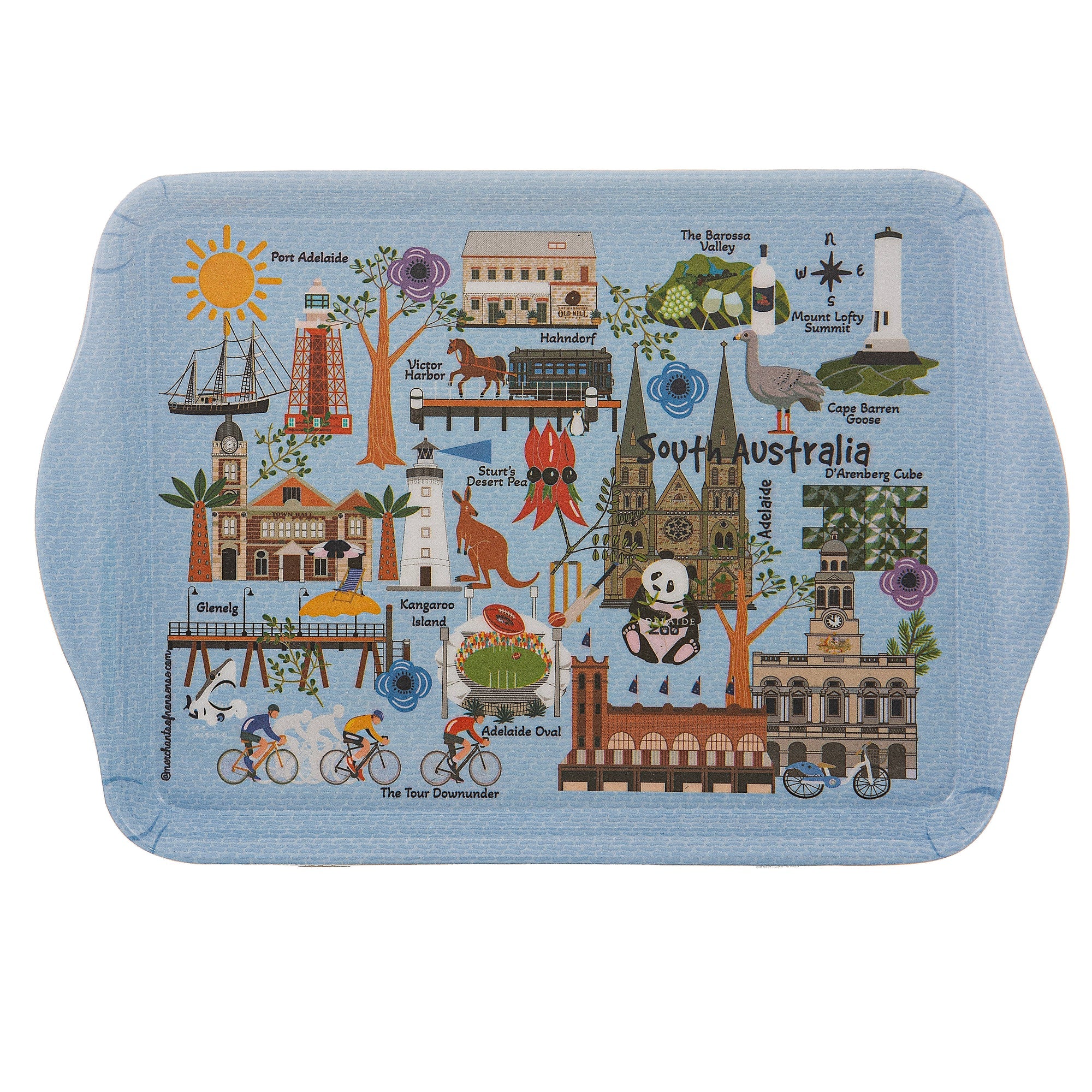 Ashdene Land Down Under SA 2pk Scatter Tray