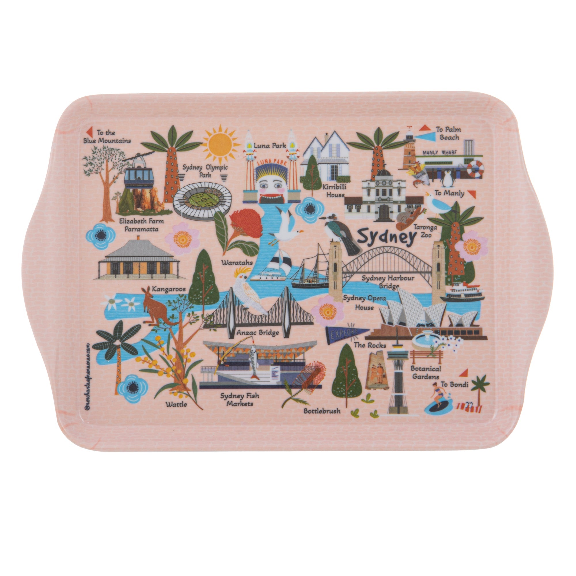 Ashdene Land Down Under Sydney 2pk Scatter Tray