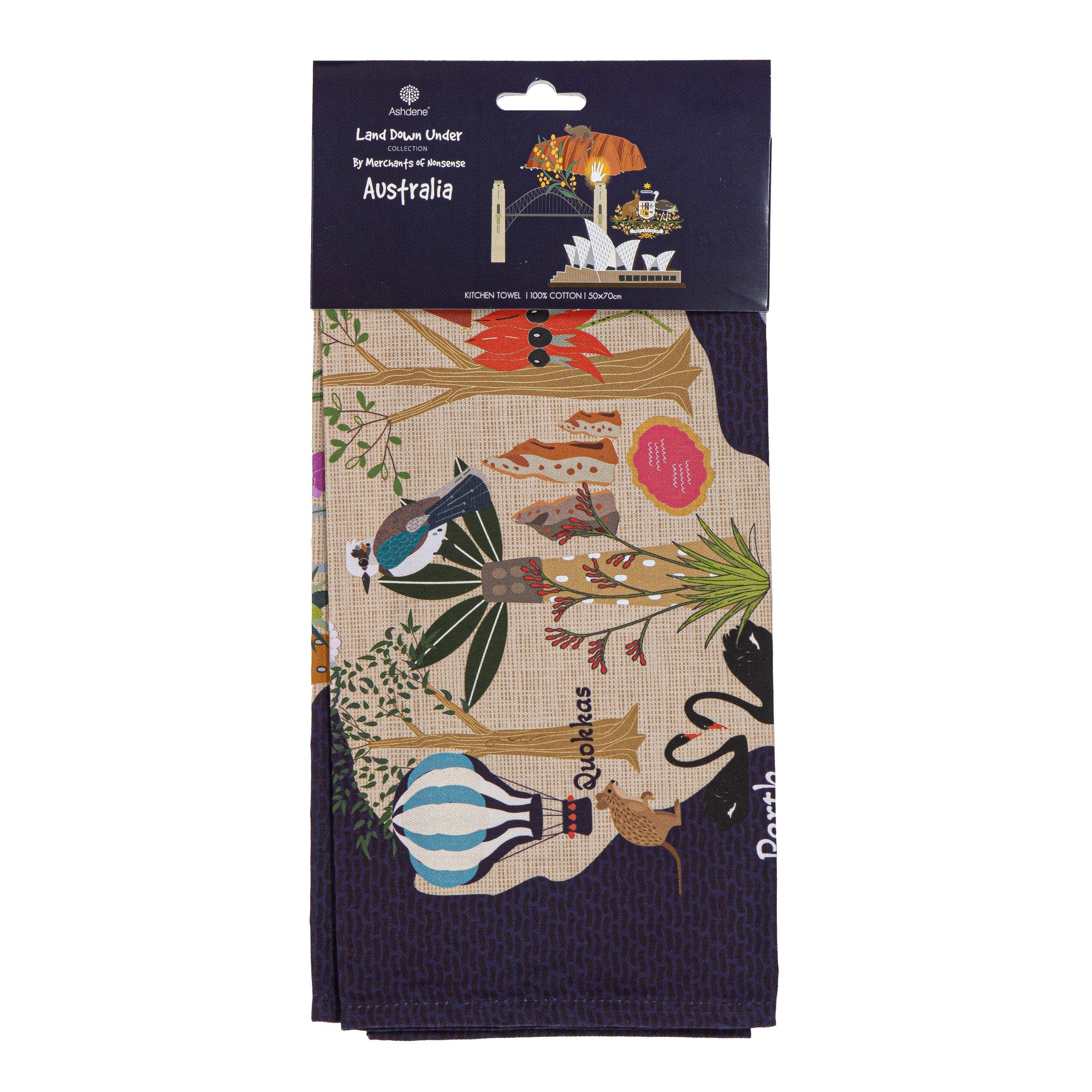 Ashdene Land Down Under AUS Kitchen Towel