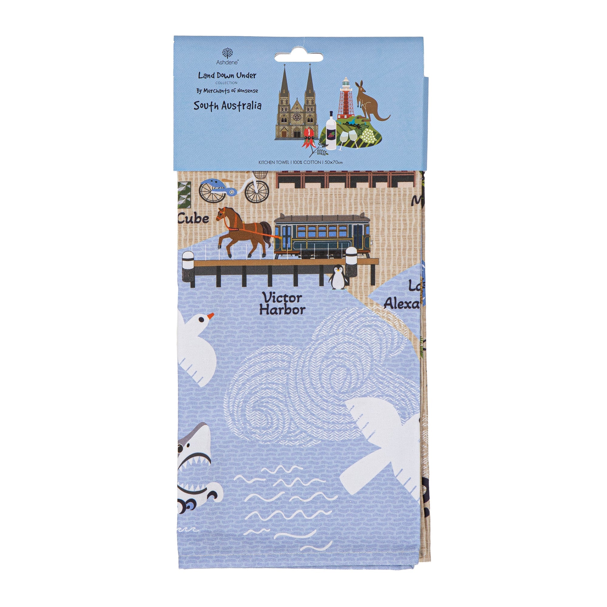 Ashdene Land Down Under SA Kitchen Towel