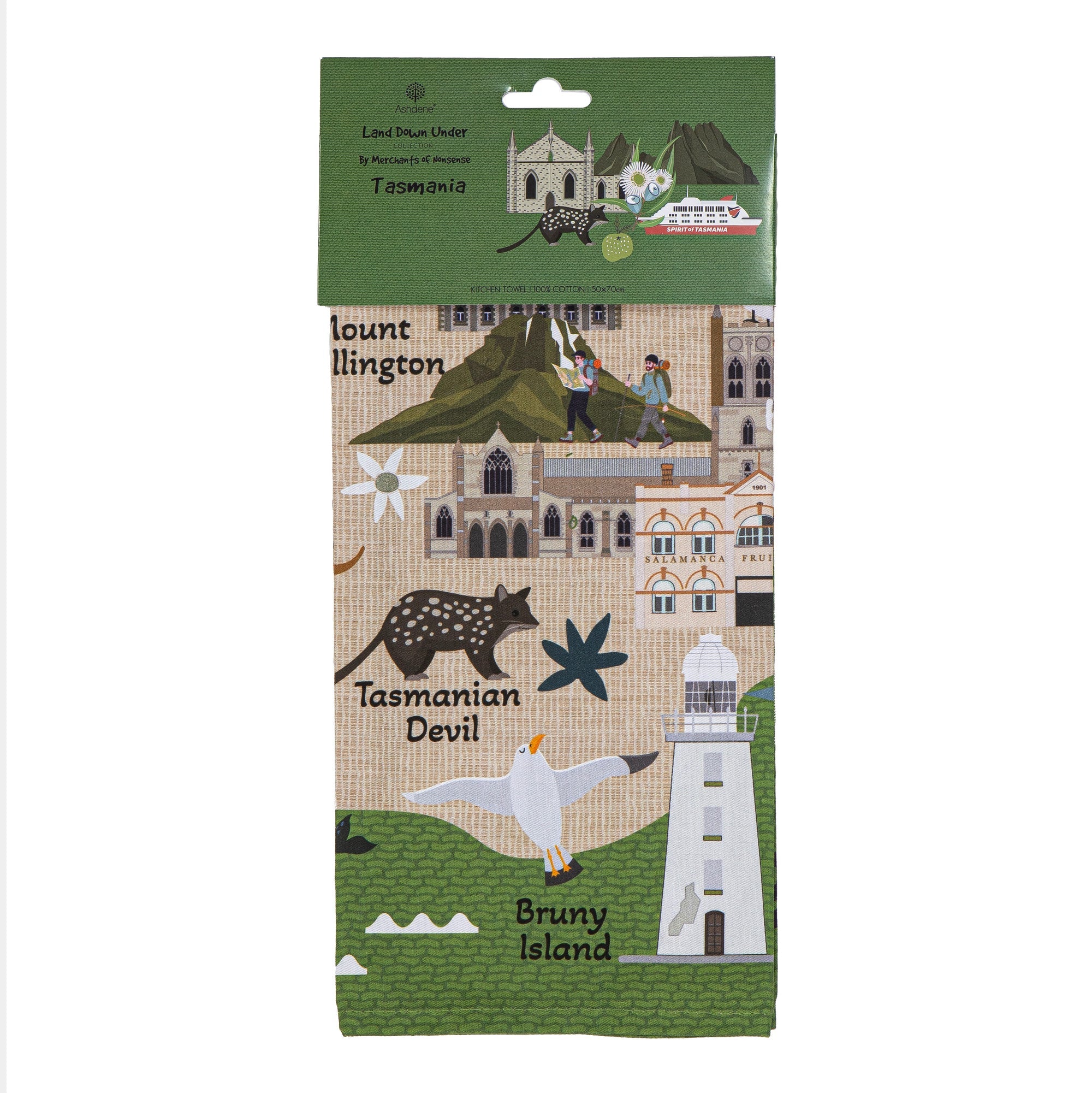 Ashdene Land Down Under Tas Kitchen Towel