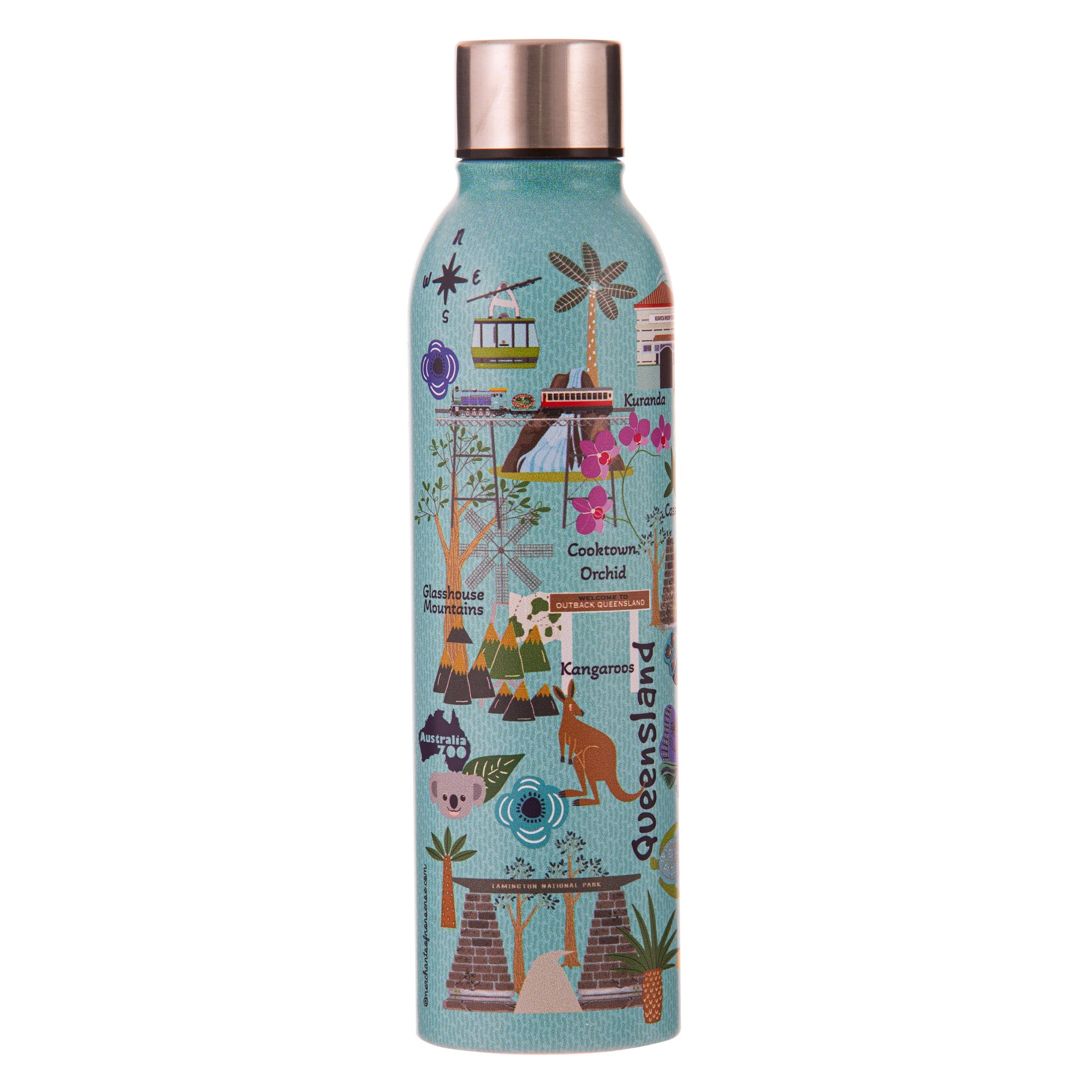 Ashdene Land Down Under Qld Drink Bottle