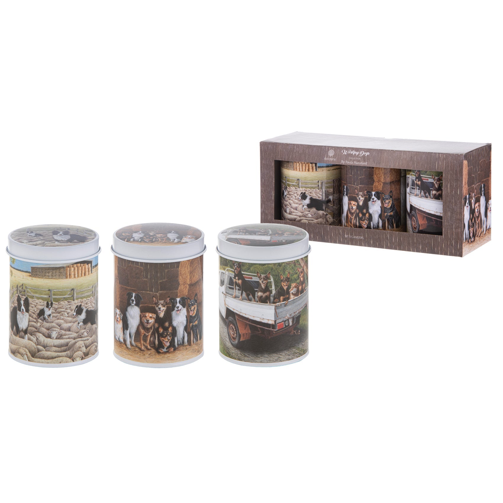 Ashdene Working Dogs 3pk Canister