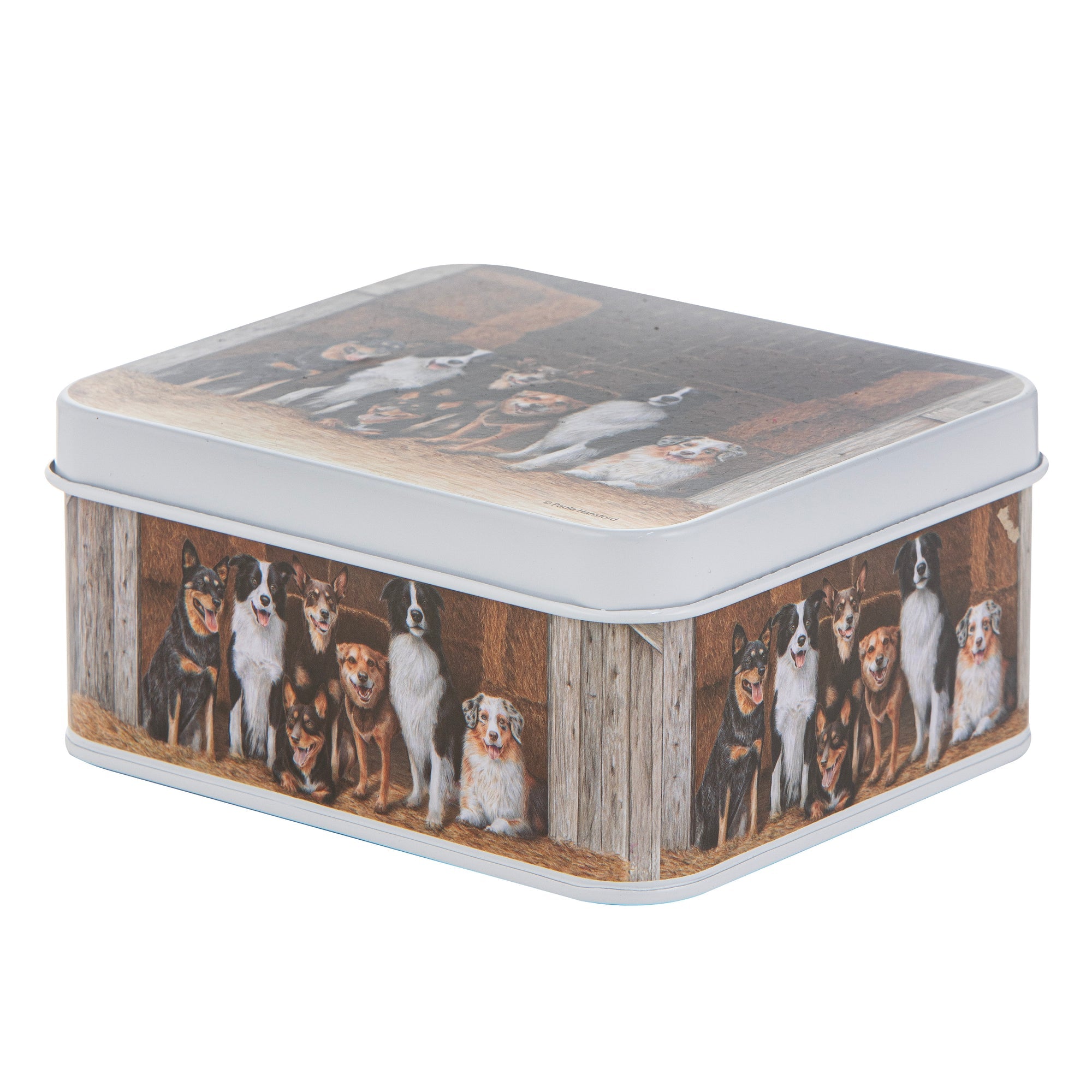 Ashdene Working Dogs Biscuit Tin
