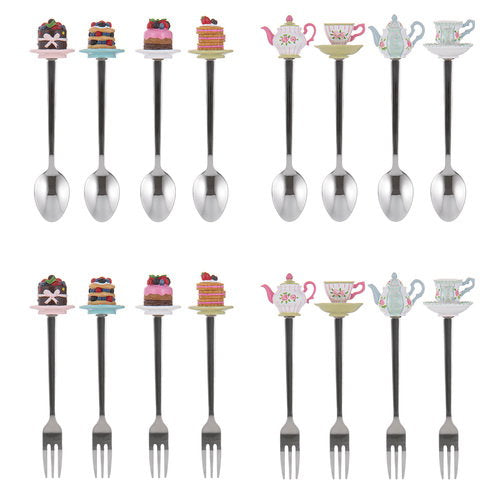 Ashdene Sweet Moments Fork & Teaspoon 4pk