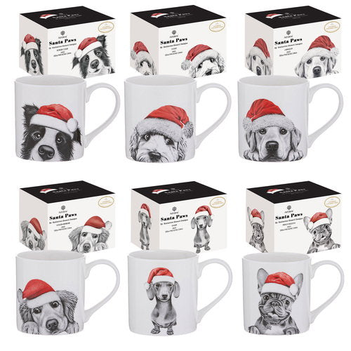 Ashdene Santa Paws Pups Mug