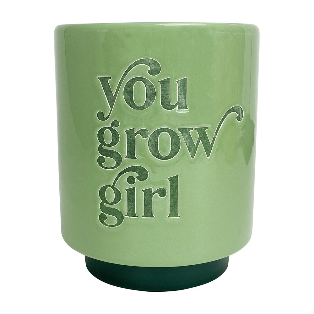 Annabel Trends Ceramic Planters I Be-Leaf In You