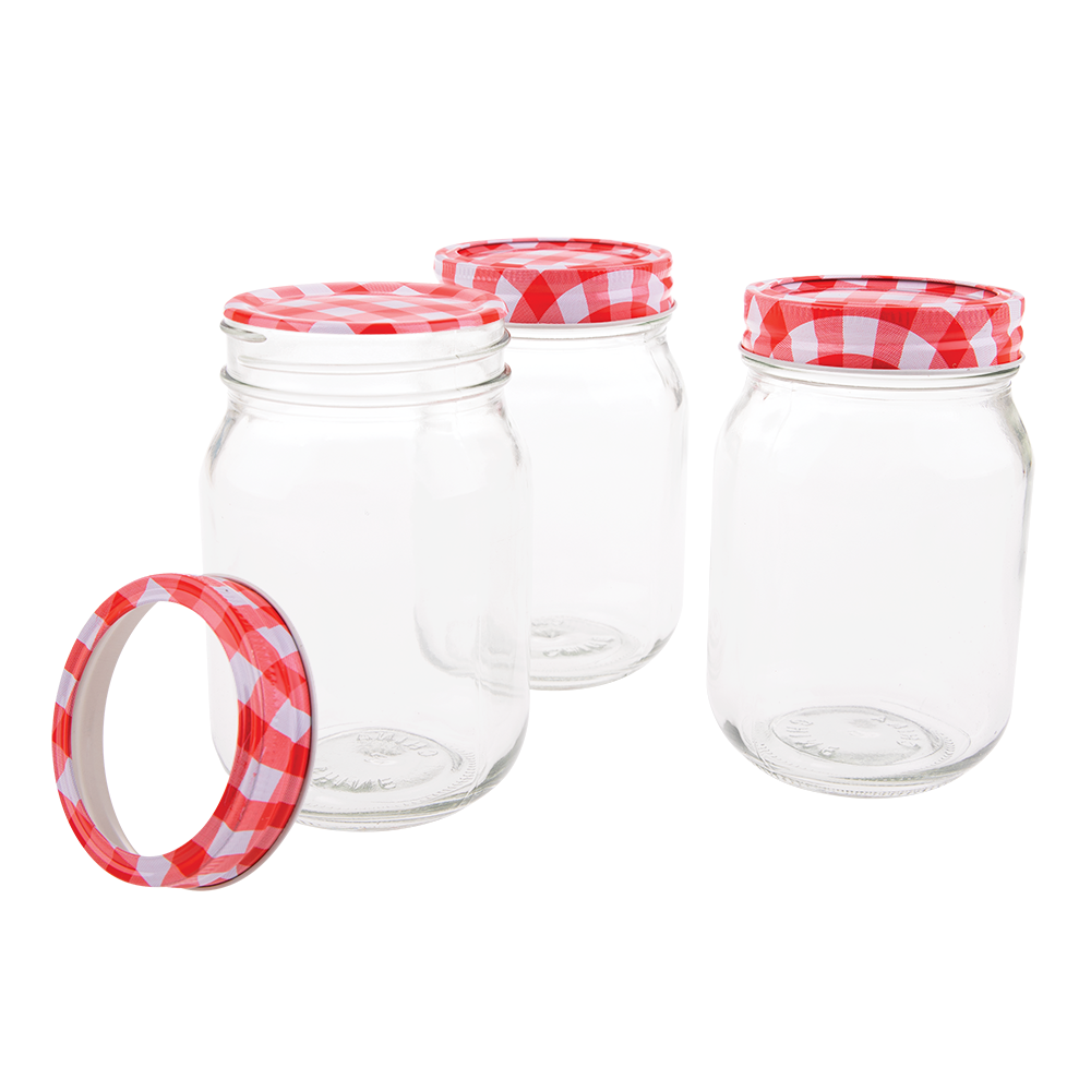 Appetito Preserving Jars 500ml Set of 6