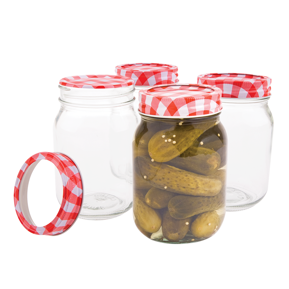 Appetito Preserving Jars 500ml Set of 6