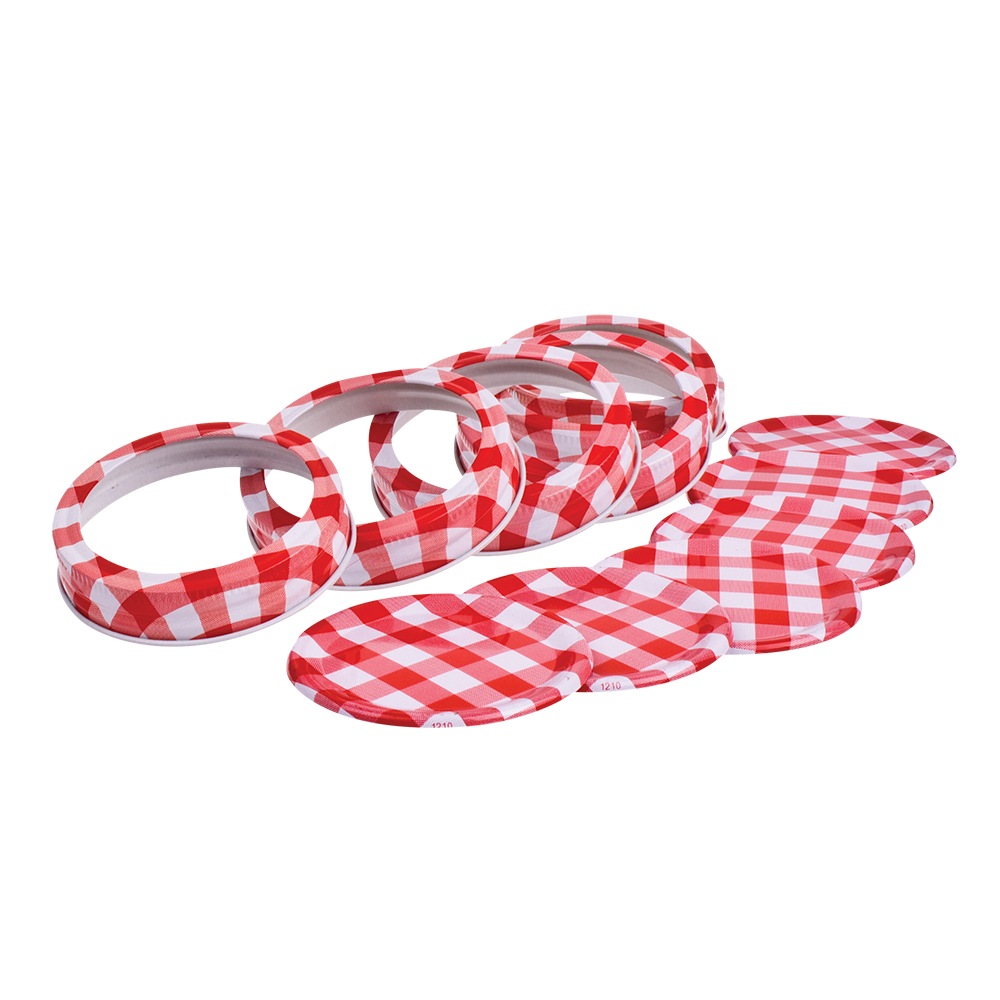 Appetito Preserving Lids & Rings Pack 6